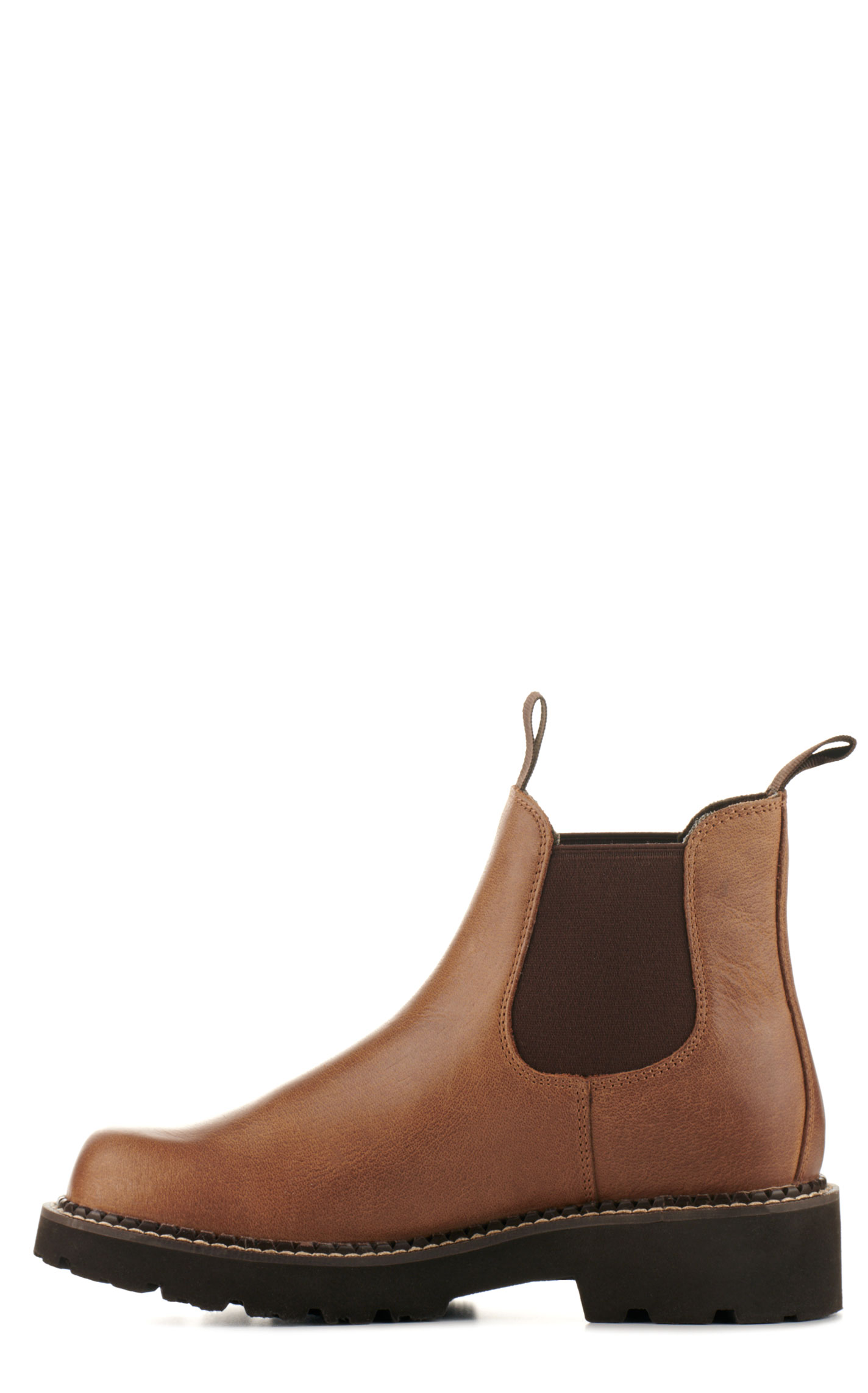 Ariat Women's Fatbaby Distressed Brown Round Toe Chelsea Boot - Image 1
