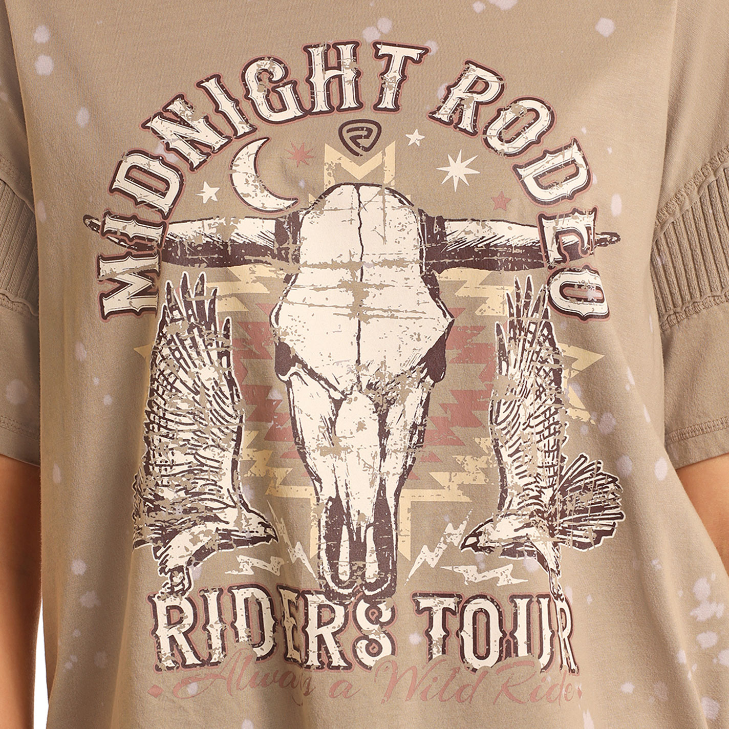 Rock & Roll Denim Women's Midnight Rodeo Graphic T-Shirt - Plus Sizes - Image 1