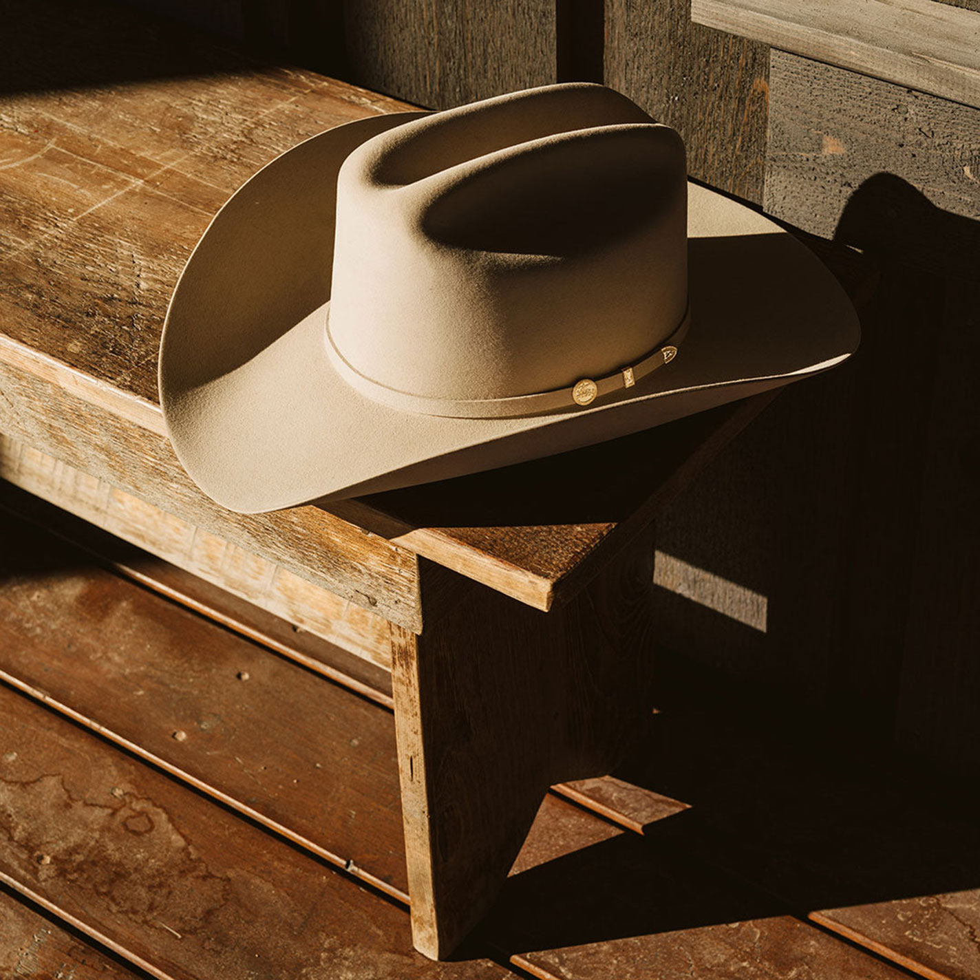 Stetson 100X El Presidente Silverbelly Felt Cowboy Hat - Image 1