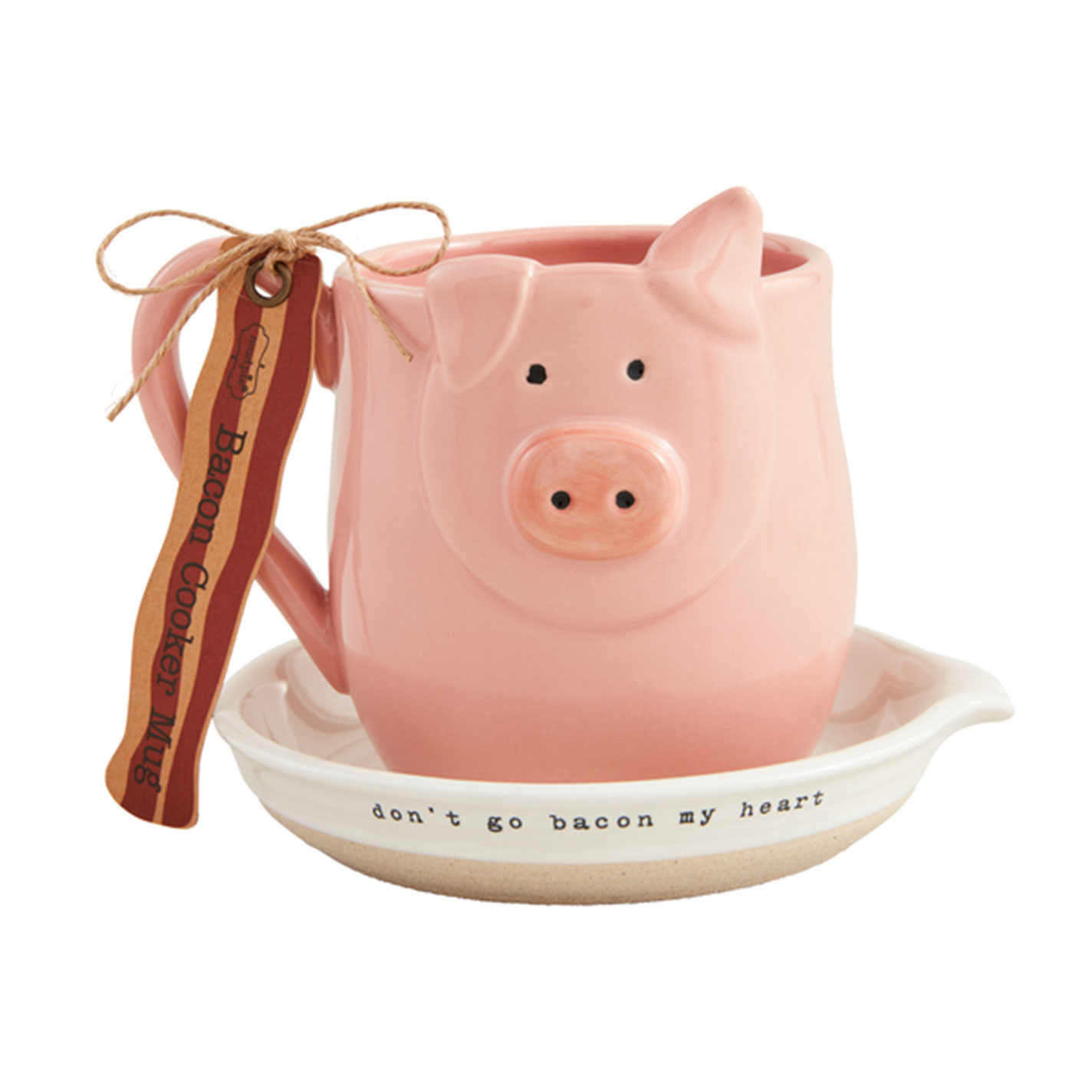Mudpie Pink Pig Microwave Bacon Cooker  - Image 2