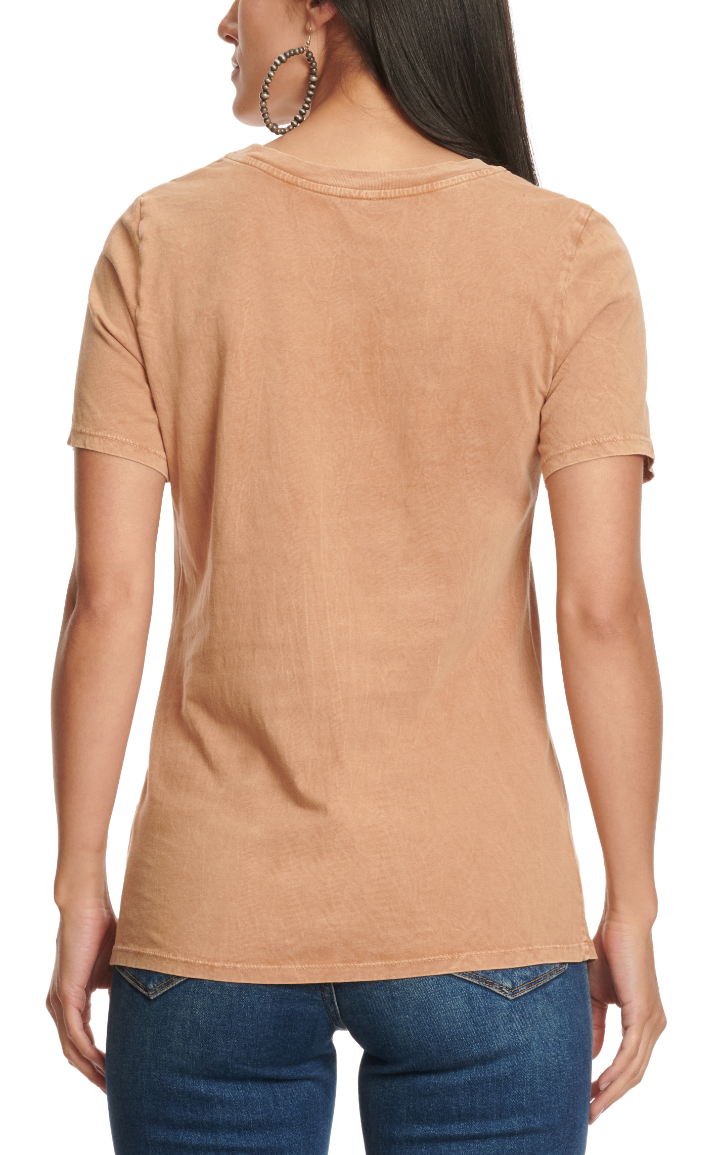 R.Rouge Women's Mocha Latte Howdy Keep It Wild Graphic T-Shirt - Image 1