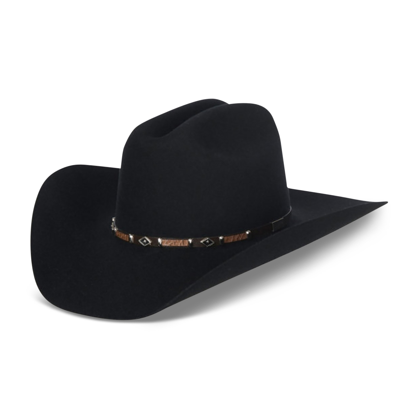 Resistol George Strait Black 6X Felt Cowboy Hat - Image 1