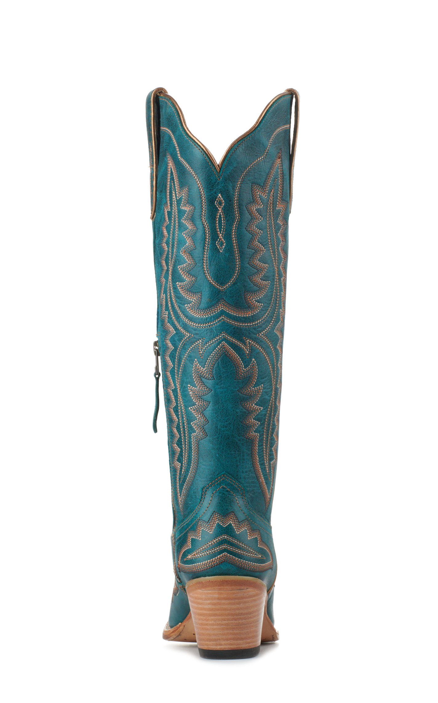 Ariat Women's Casanova Turquoise Snip Toe Tall Cowboy Boots - Image 1