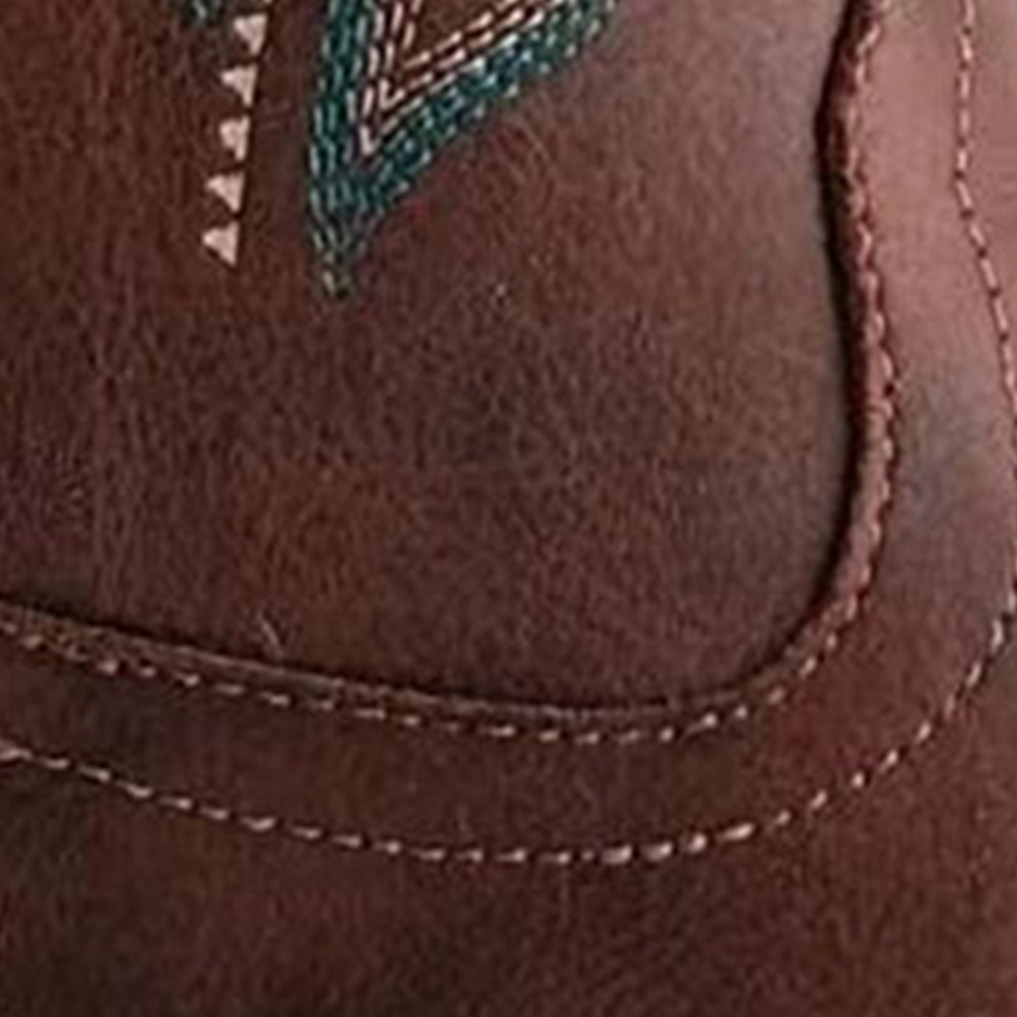 Roper Women's Loretta Brown Faux Leather Square Toe Cowboy Boots - Image 1