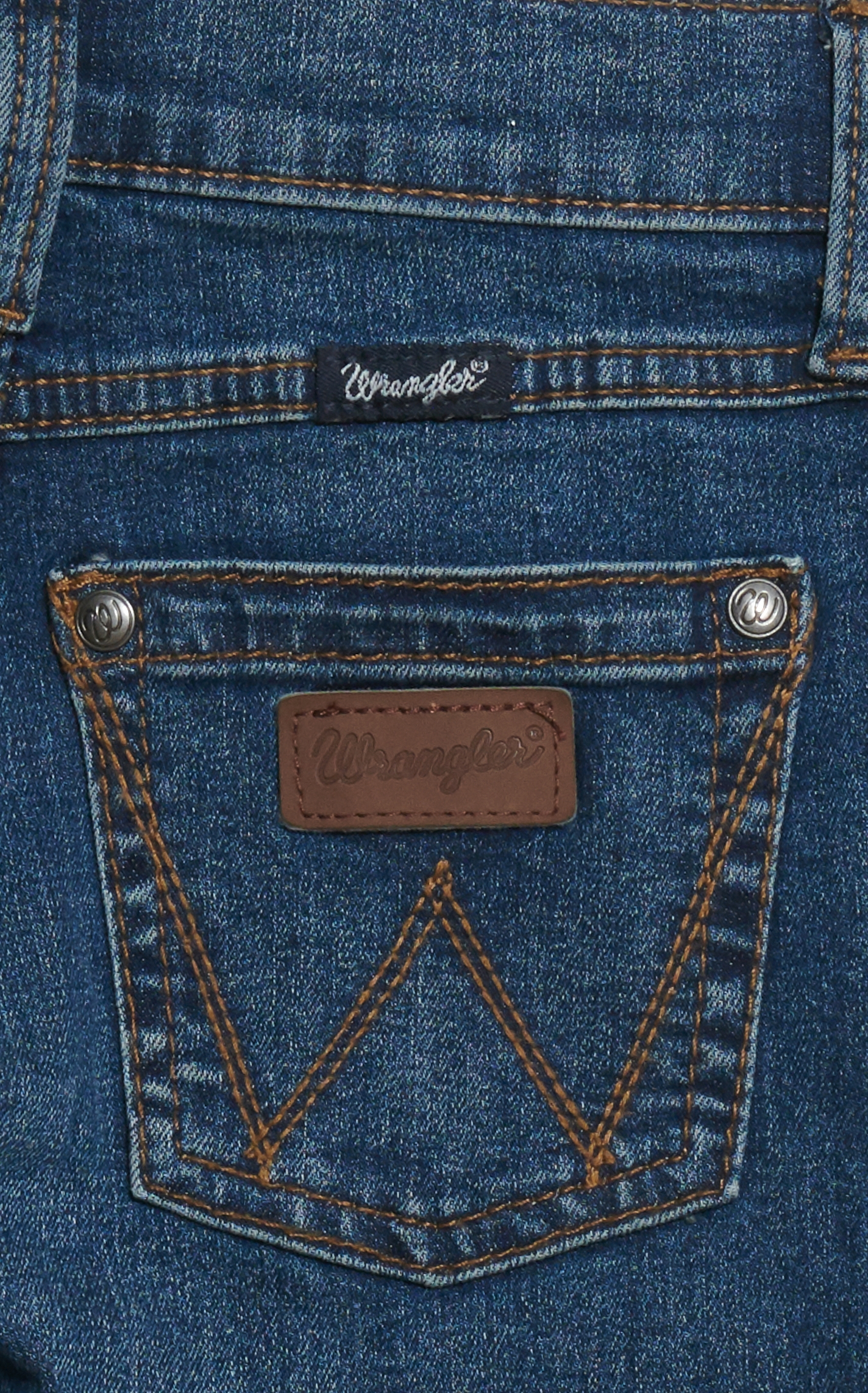 Wrangler Girls' Darci Medium Wash Trouser Jeans - Image 1