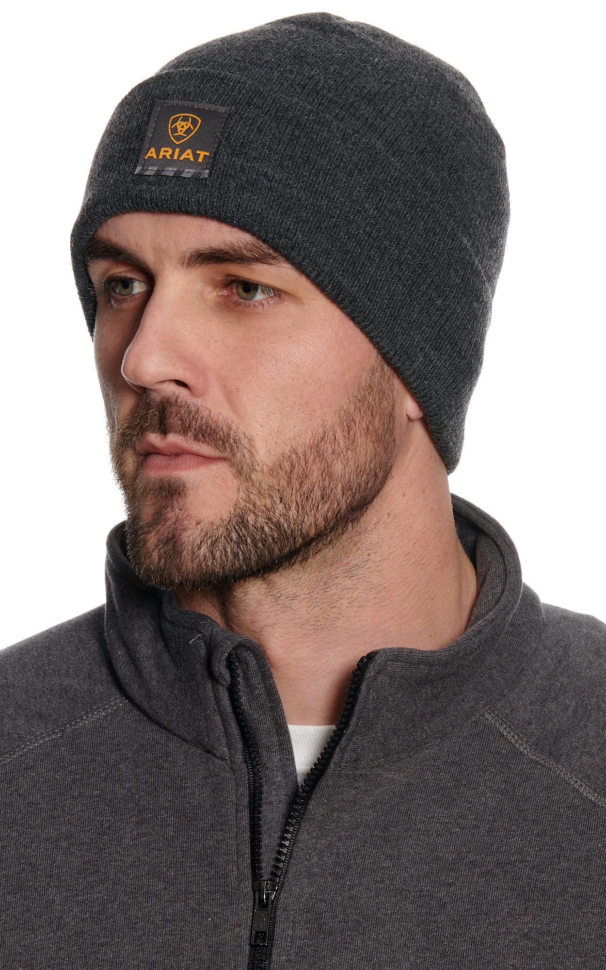 Ariat Men's Rebar Charcoal Watch Cap - Image 1