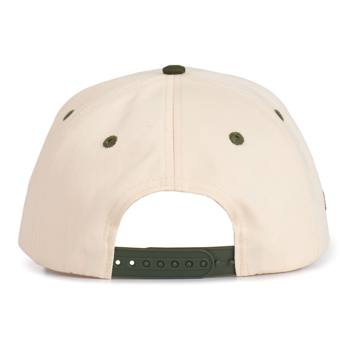 Classic Cowboy Cream and Camo Rancher Brand Embroidered Snapback Cap - Image 1
