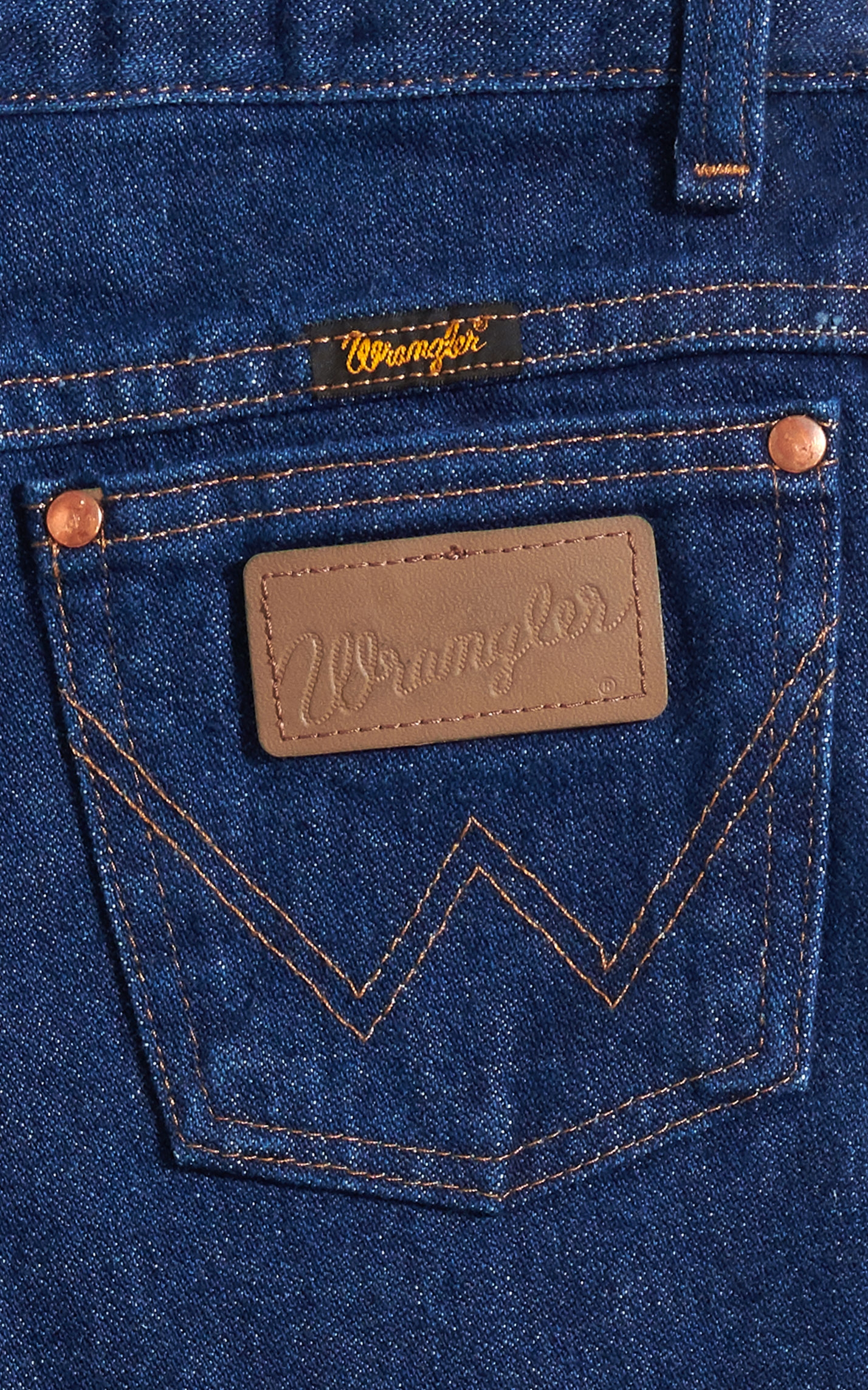 Wrangler Boys' Cowboy Cut Prewashed Indigo Original Fit Straight Leg Jeans (8-16) - Image 1