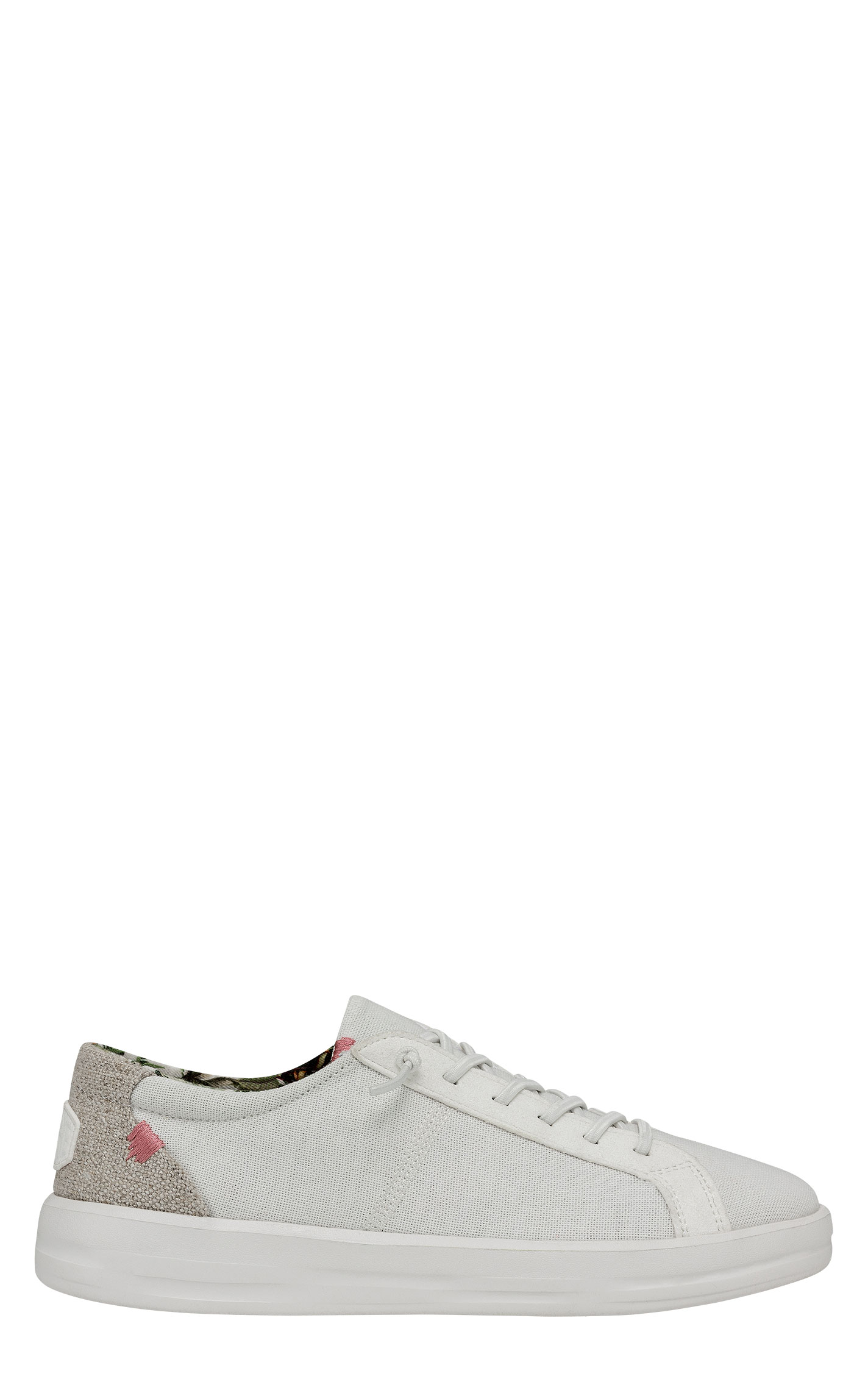 Hey Dude Women's Coconut White Karina Sneaker - Image 1