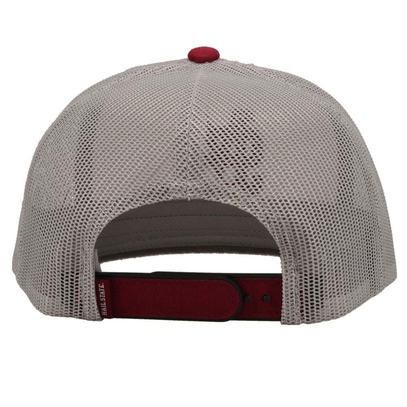 Hooey Collegiate Collection Gray & Maroon MS Logo Flat Bill Cap - Image 1