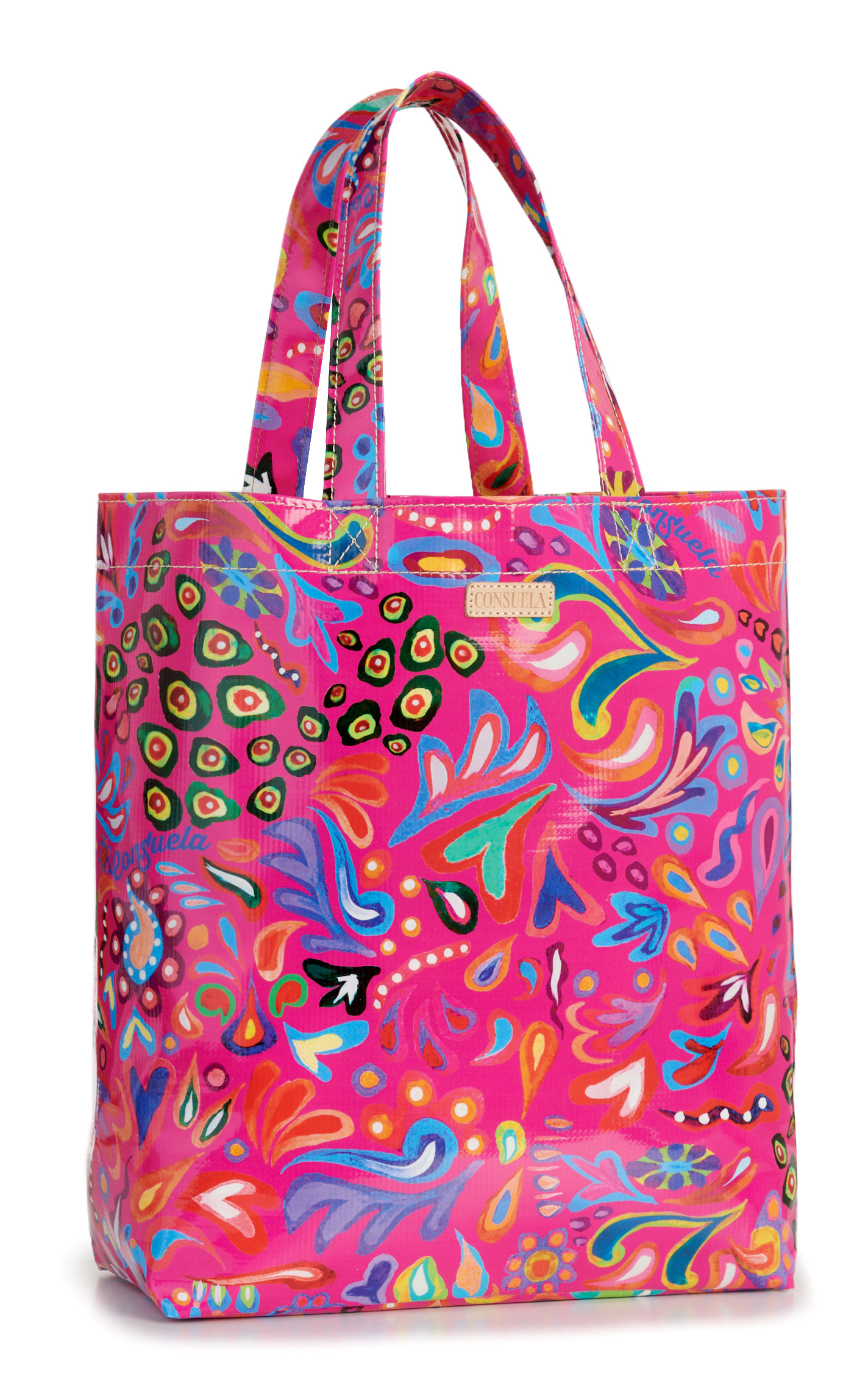 Consuela Ceci Grab-N-Go Basic Pink Abstract Tote Bag - Image 1