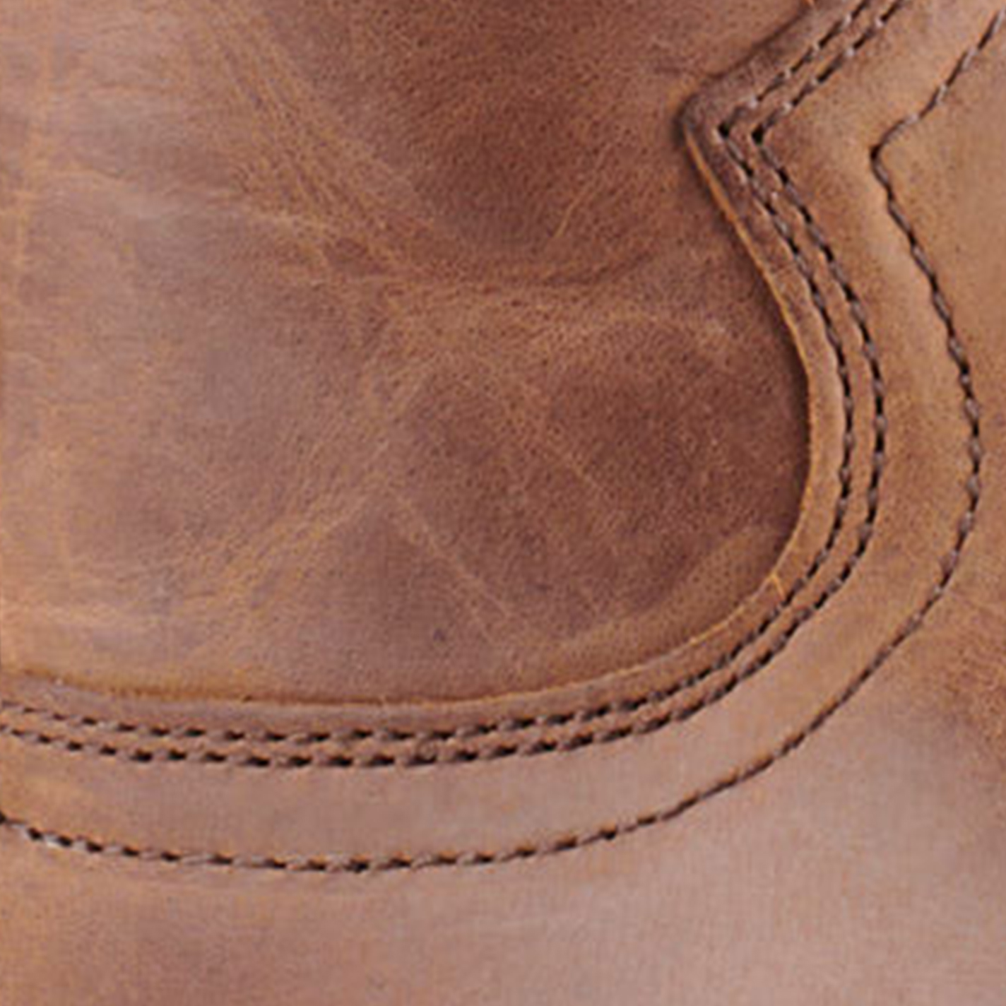 Justin Women's Holland Tan Round Toe Roper Cowboy Boots - Image 1
