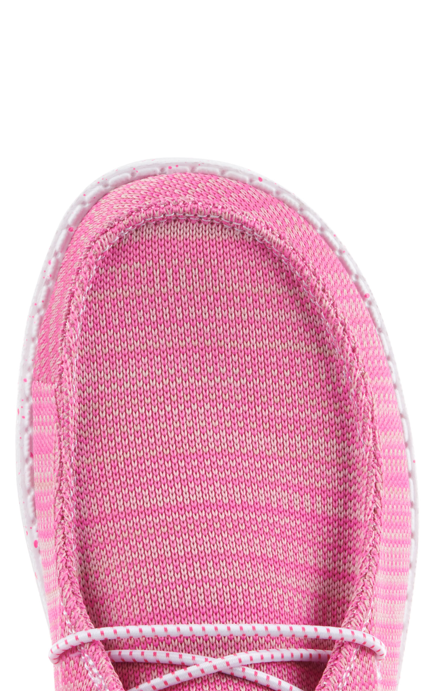 Hey Dude Women's Wendy Sport Mesh Pink Moc Toe Lace Up Casual Shoes - Image 1