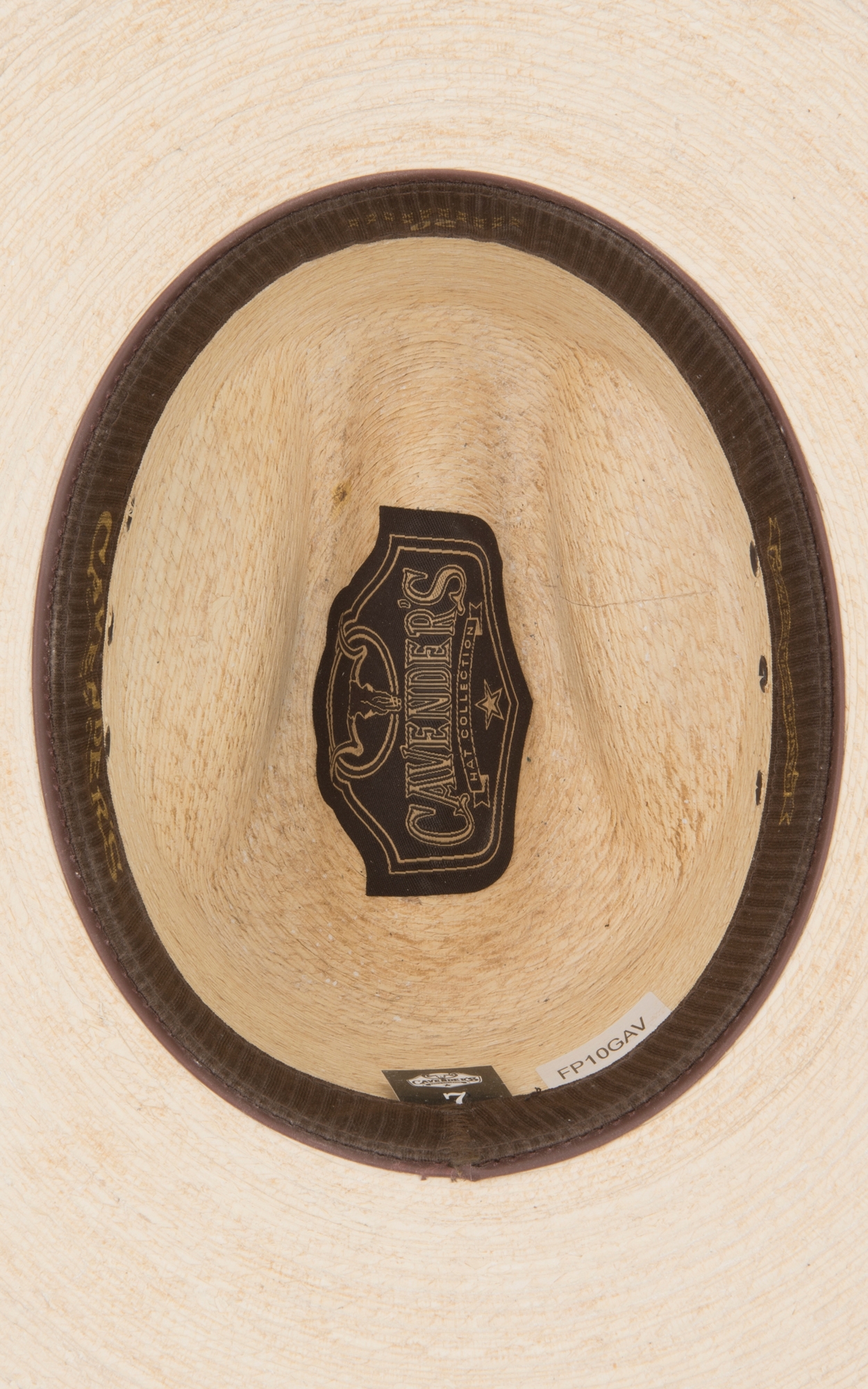 Cavender's Ranch Collection 20X Fine Palm Leaf Cowboy Hat - Image 1