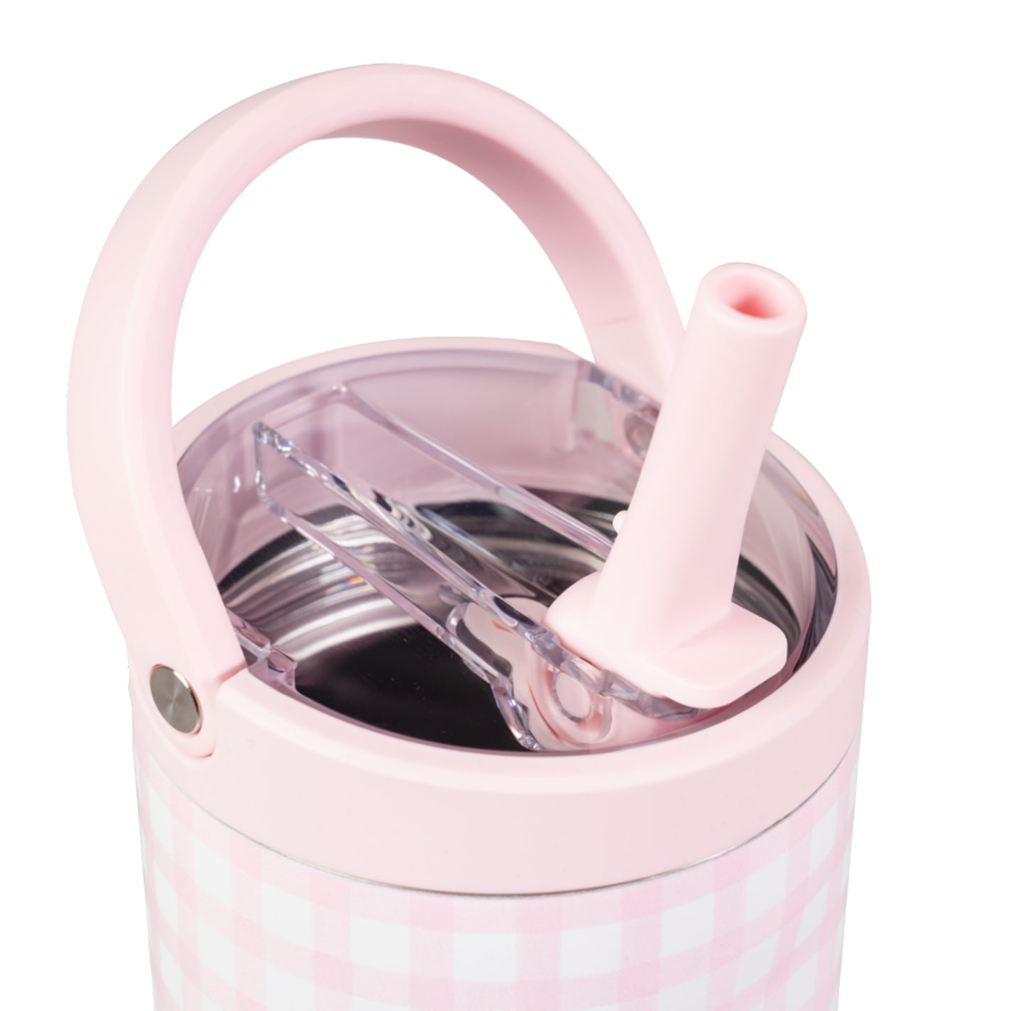 HydroJug Pink Gingham 20 oz Sport Insulated Bottle  - Image 1