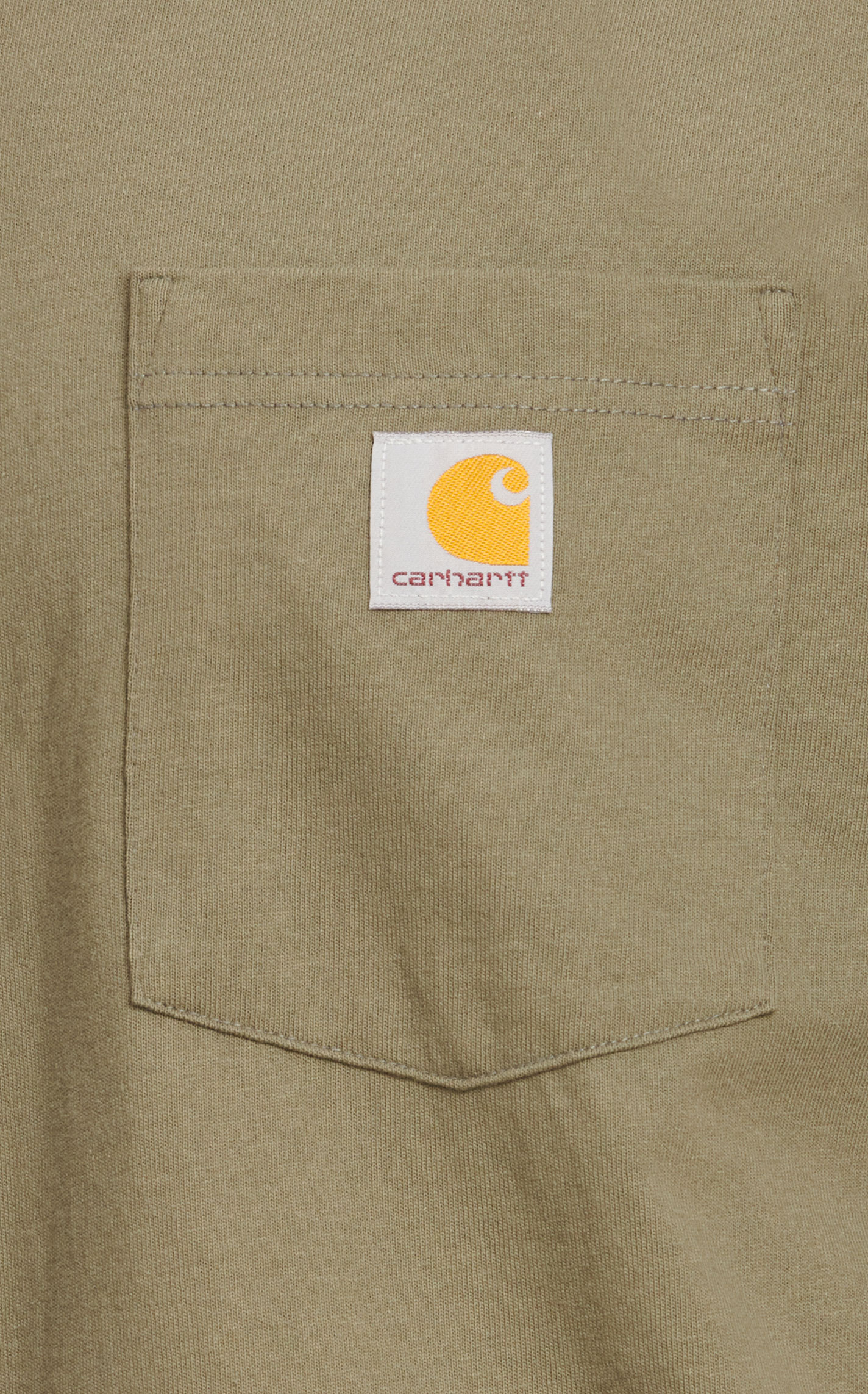 Carhartt Men's Olive Heavy Cotton Loose Fit Work T-Shirt - Image 1