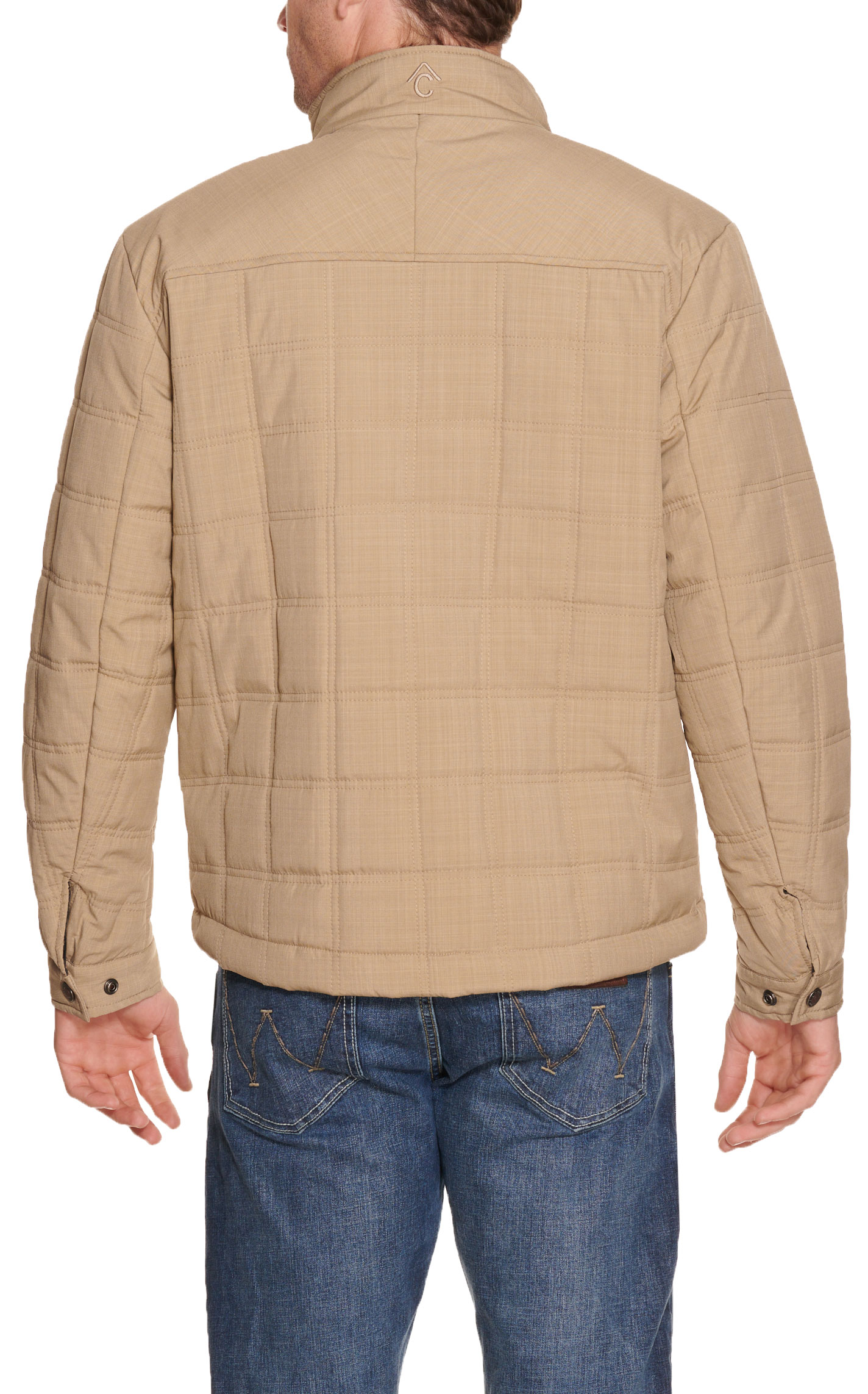 Rafter C Men's Tan Quilted Puff Concealed Carry Jacket - Image 1