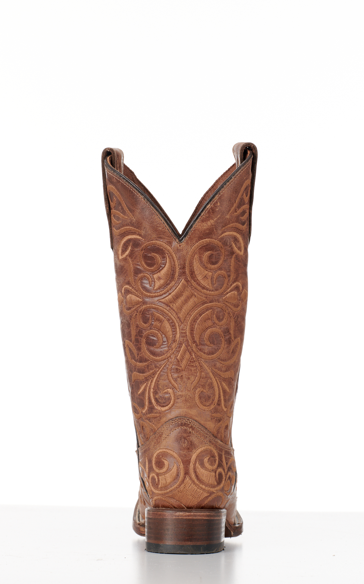 Circle G By Corral Women's Honey Stitched Square Toe Cowboy Boots - Image 1