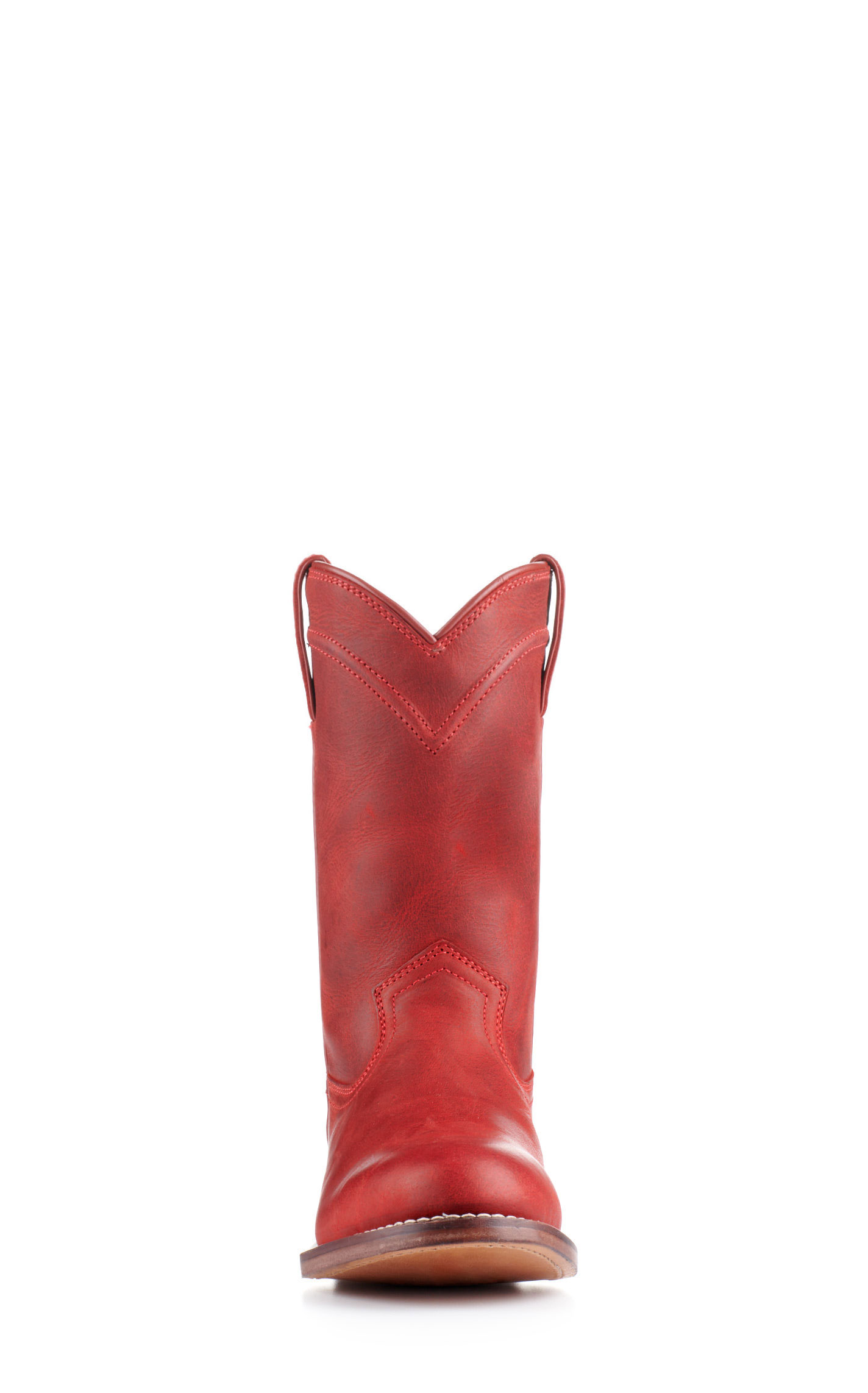 Justin Women's Holland Red Round Toe Roper Cowboy Boots - Image 1