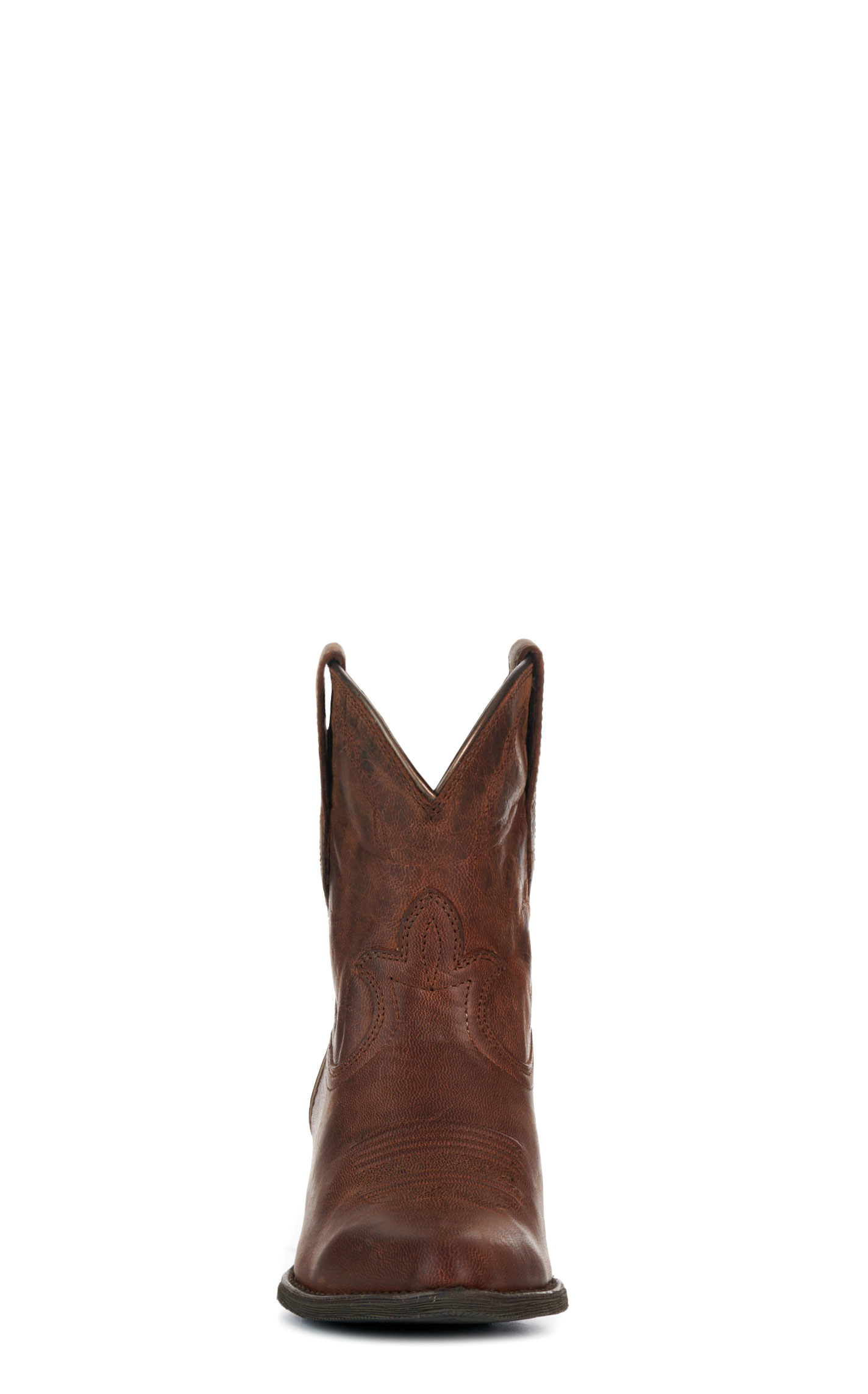Ariat Women's Maggie Sassie Brown J Toe Booties - Image 1