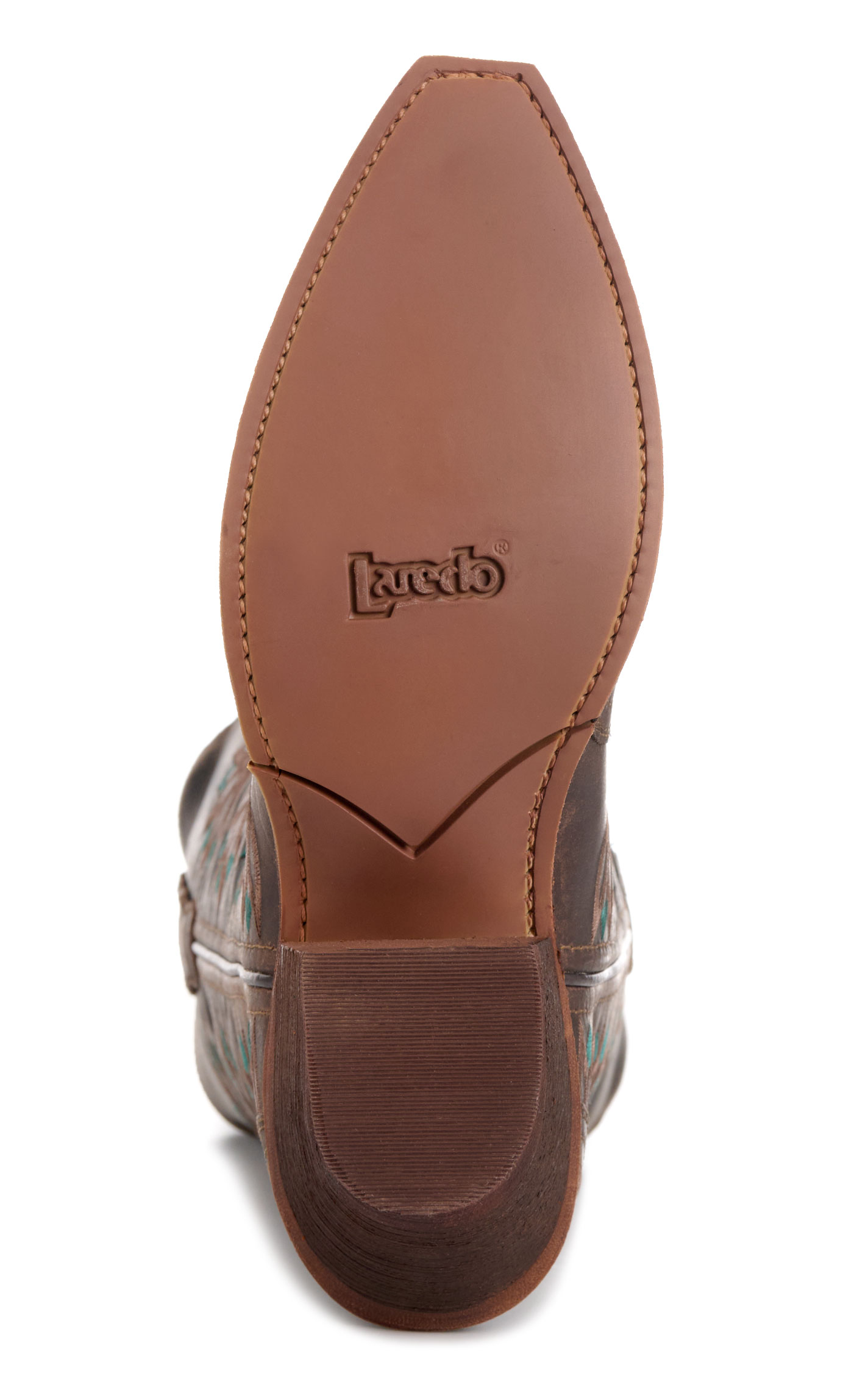 Laredo Women’s Tobacco Filly Whimsical Embroidered Snip Toe Cowboy Boots - Image 1