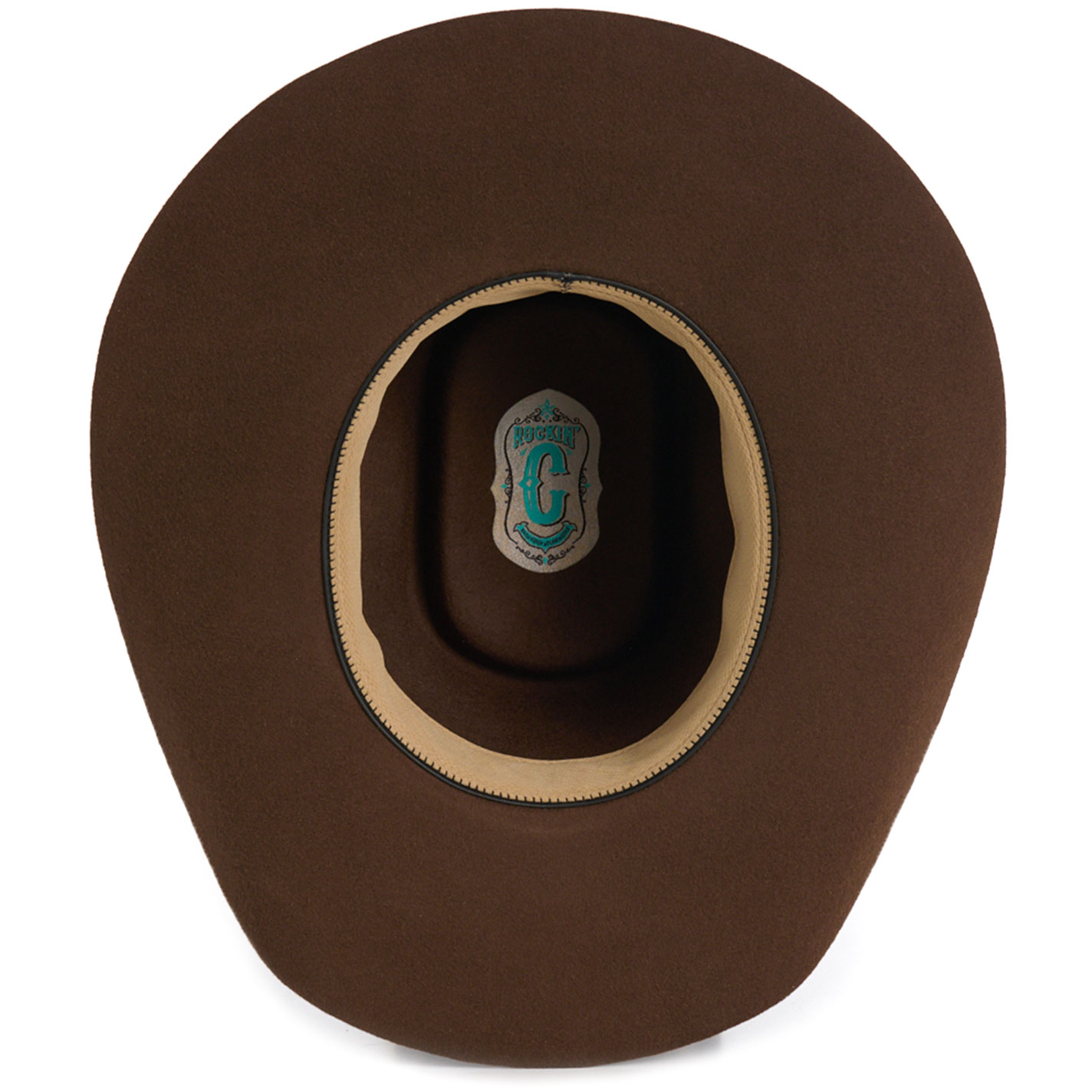 Rockin C Women's Rowdy Chocolate Wool Cowboy Hat - Image 1