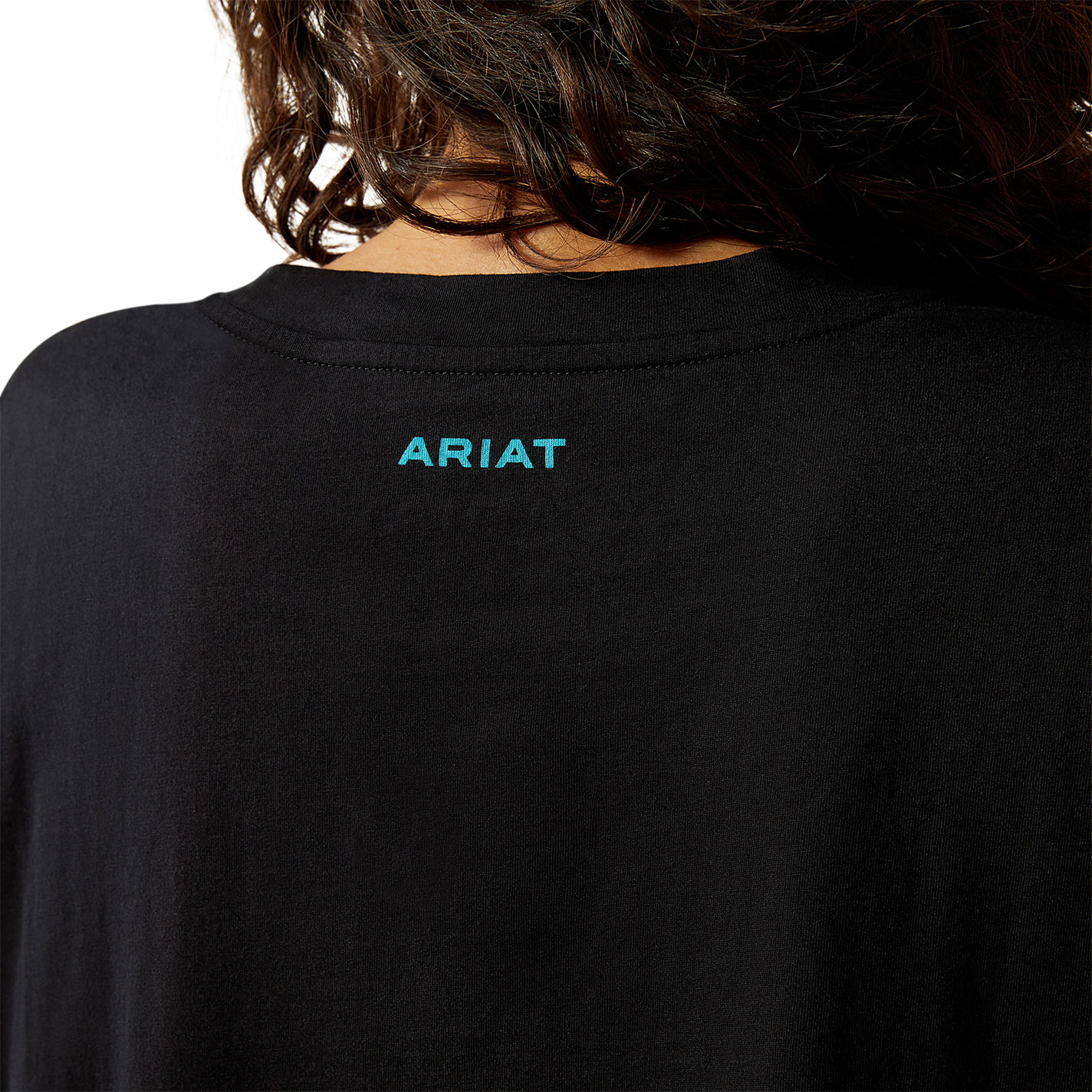 Ariat Women's Black Take It Easy Graphic Crop T-Shirt - Image 1
