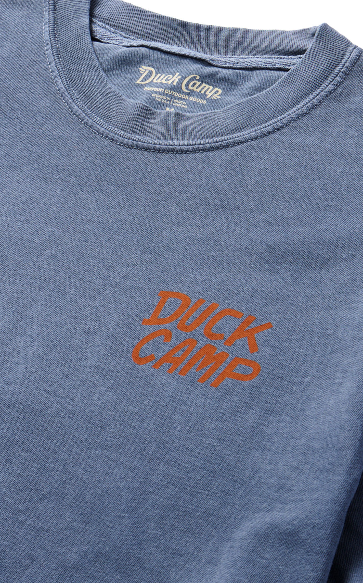 Duck Camp Men's Denim Blue Graphic T-Shirt - Image 1