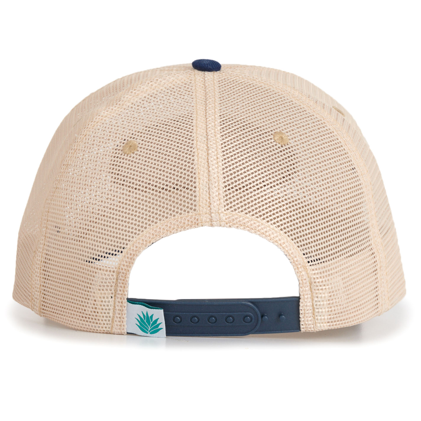 Sendero Provisions Co Supply Cream & Navy Curved Bill Cap - Image 1