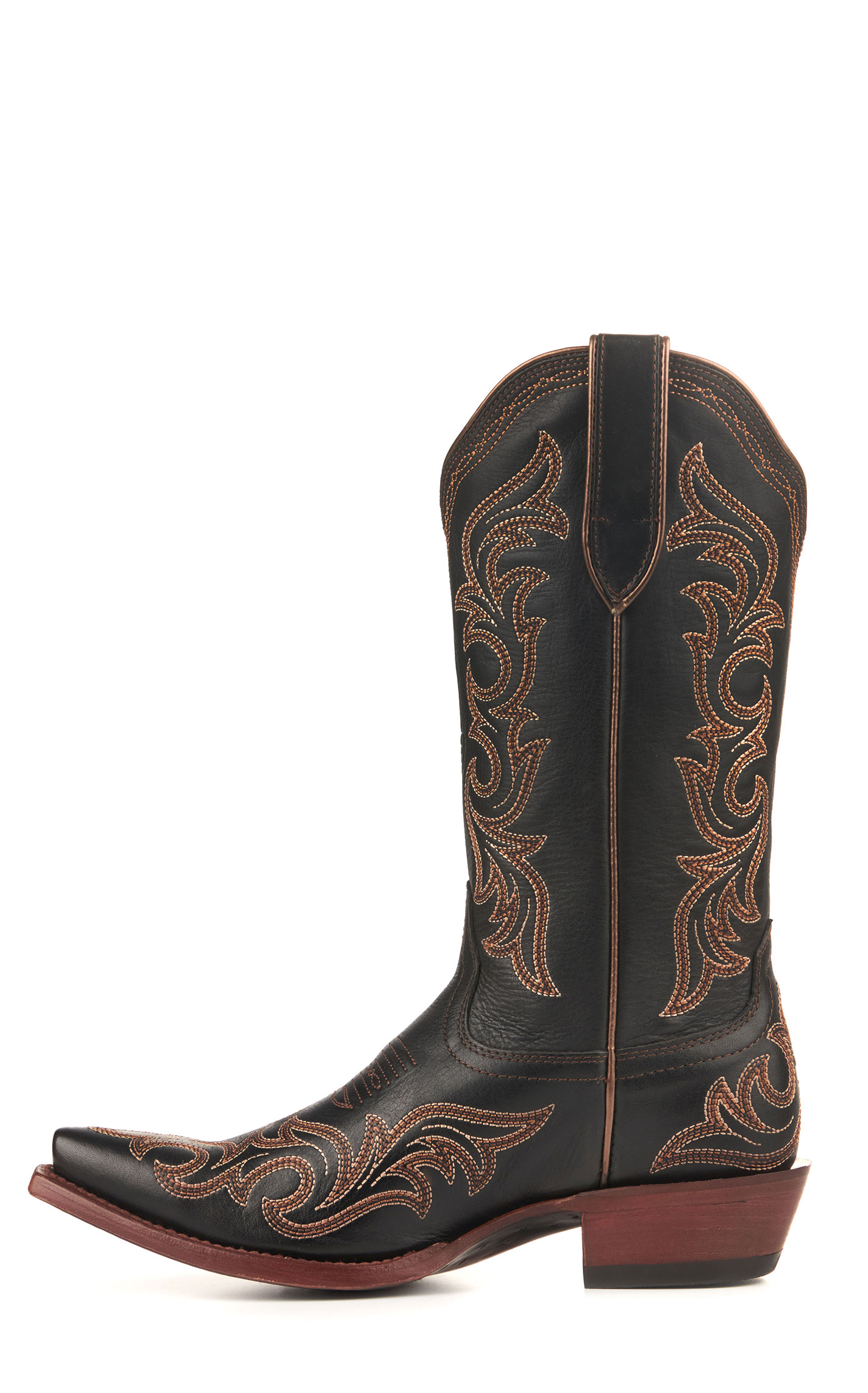 Ariat Women's Haven Ancient Black Snip Toe Cowboy Boots - Image 1