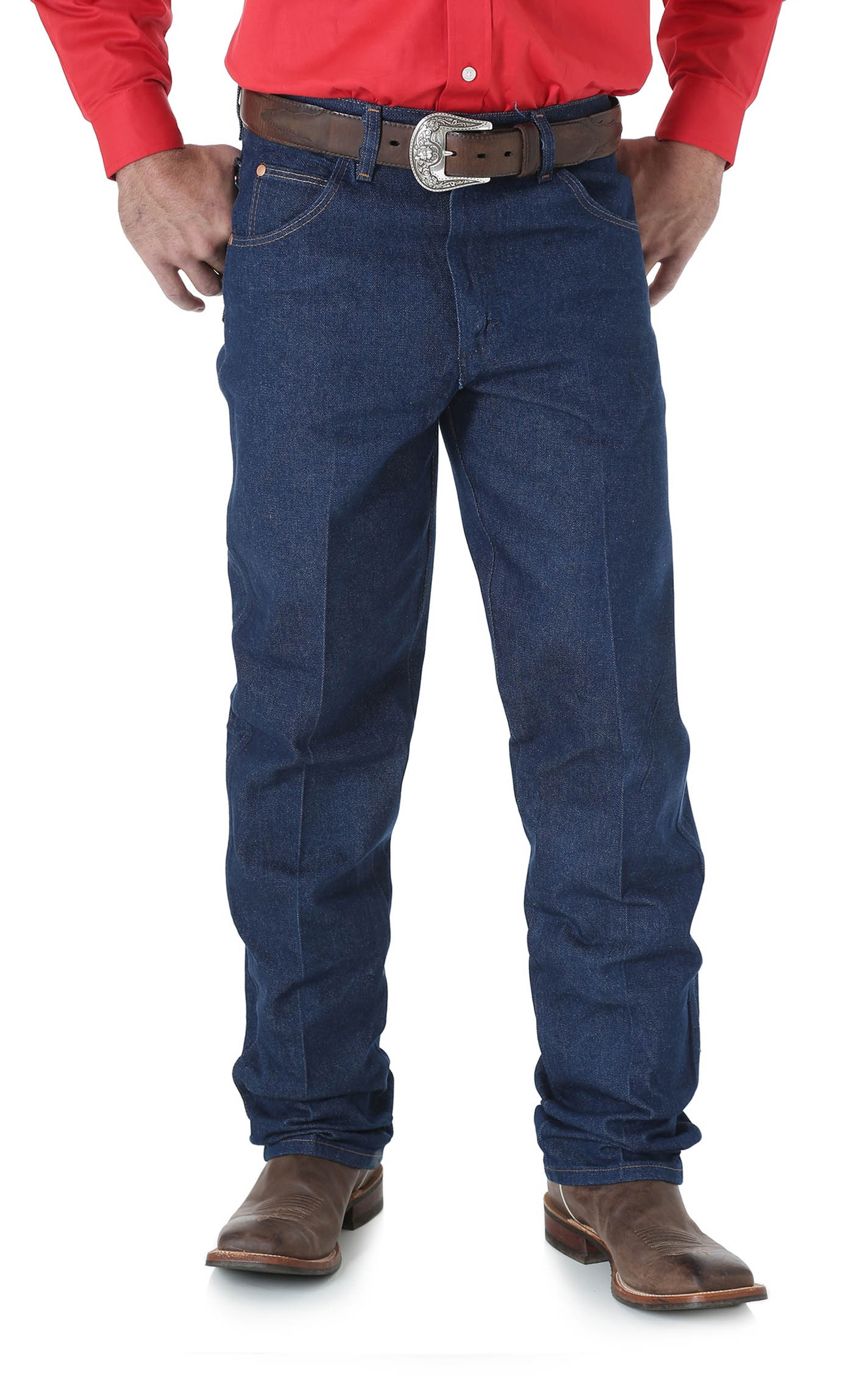 Wrangler Cowboy Cut Rigid Denim Relaxed Fit Jeans - Image 1