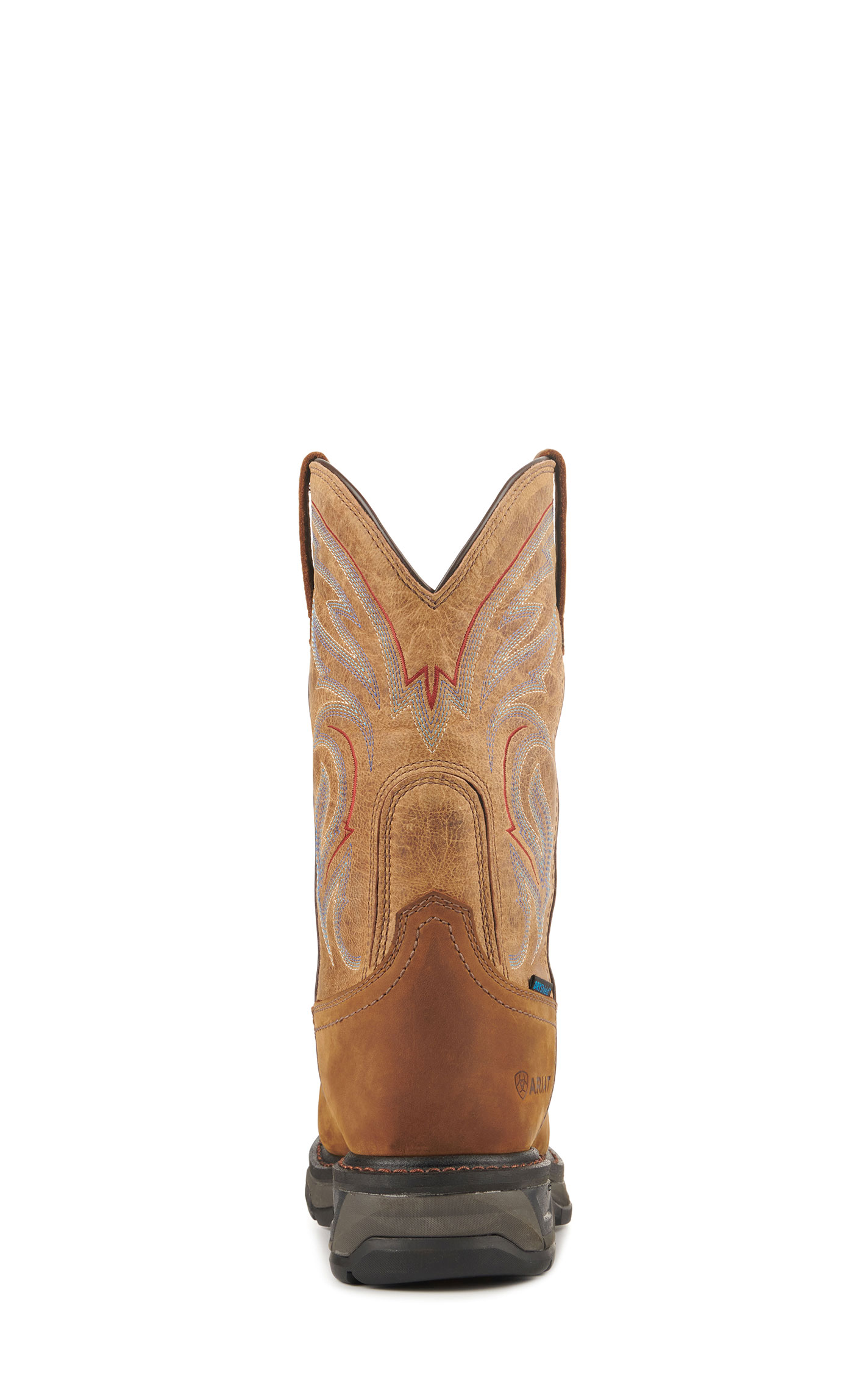 Ariat Men's WorkHog XT Cognac Waterproof Round Carbon Toe Work Boots - Image 1