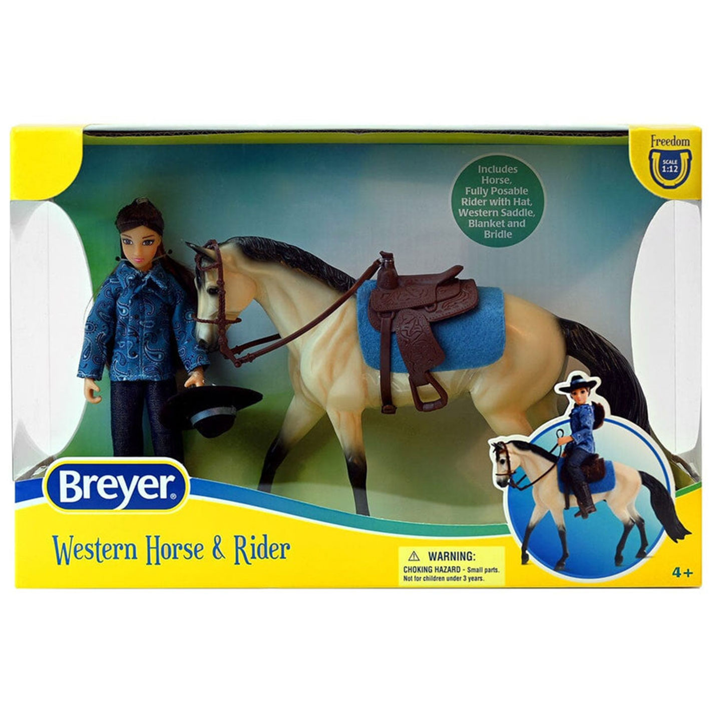 Breyer New Western Horse and Rider Horse Toy - Image 2