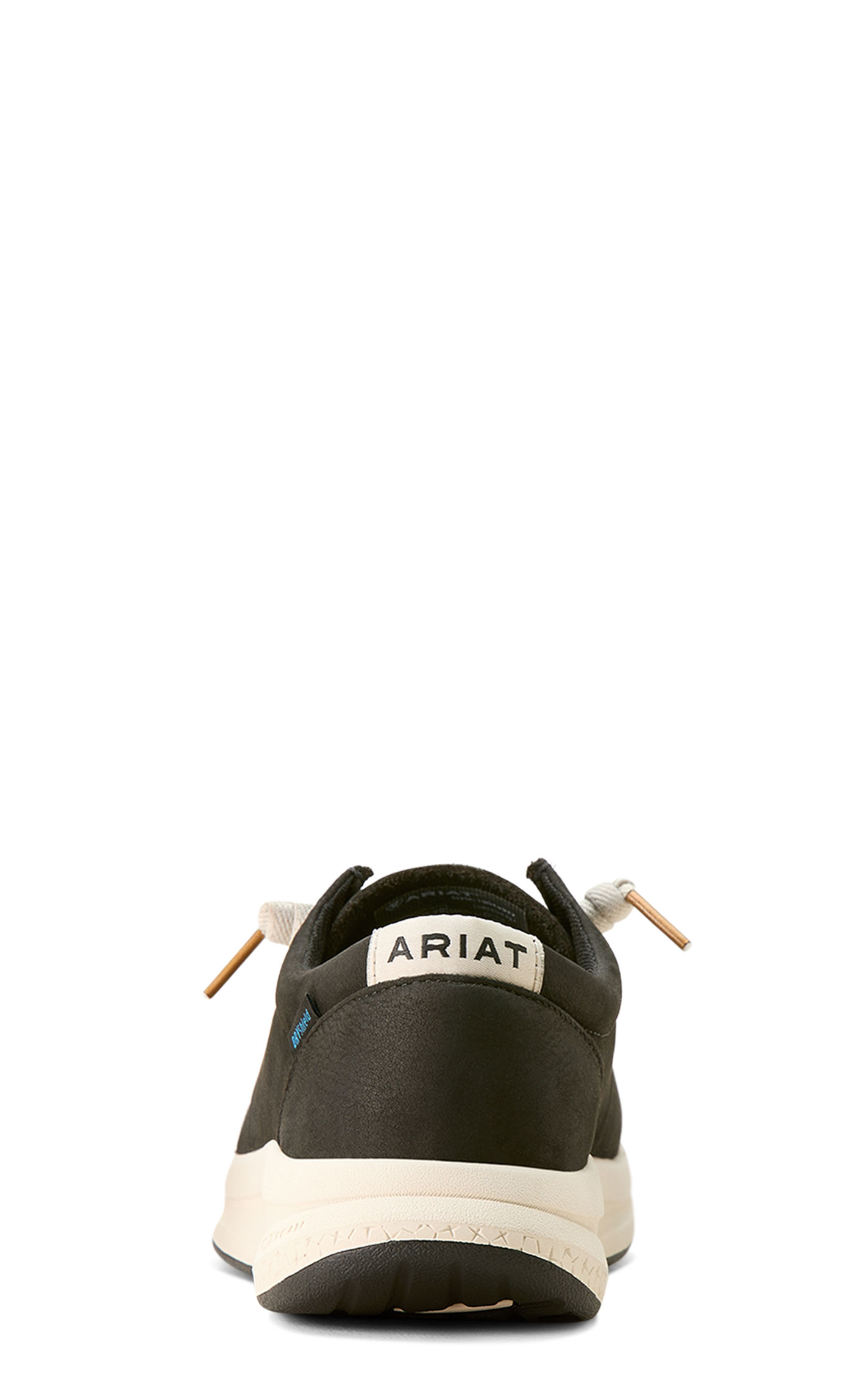 Ariat Women's Buckeye Satin Black Leather Waterproof Moc Toe Casual Shoe - Image 1