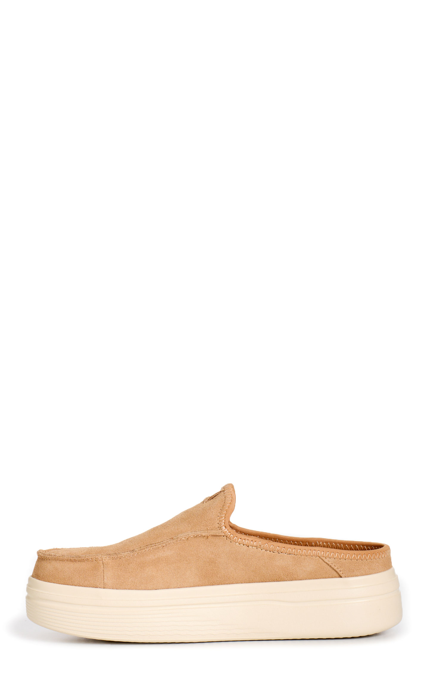 Hey Dude Women's Tan Suede Austin Lift Classic Shoes  - Image 1