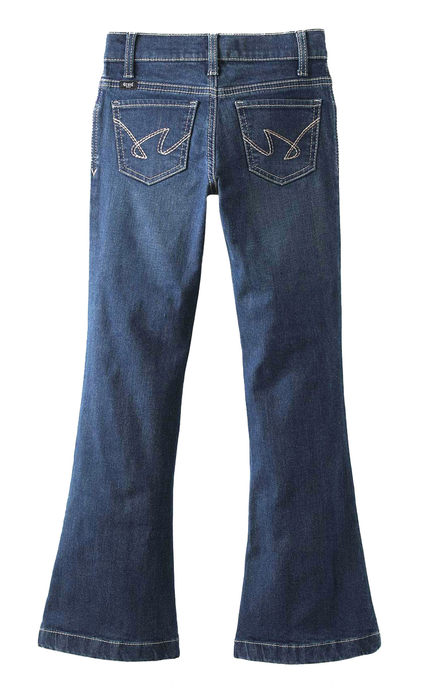 Cruel Girl Girl's Violet Medium Wash Mid Rise Trouser Jeans - Image 1