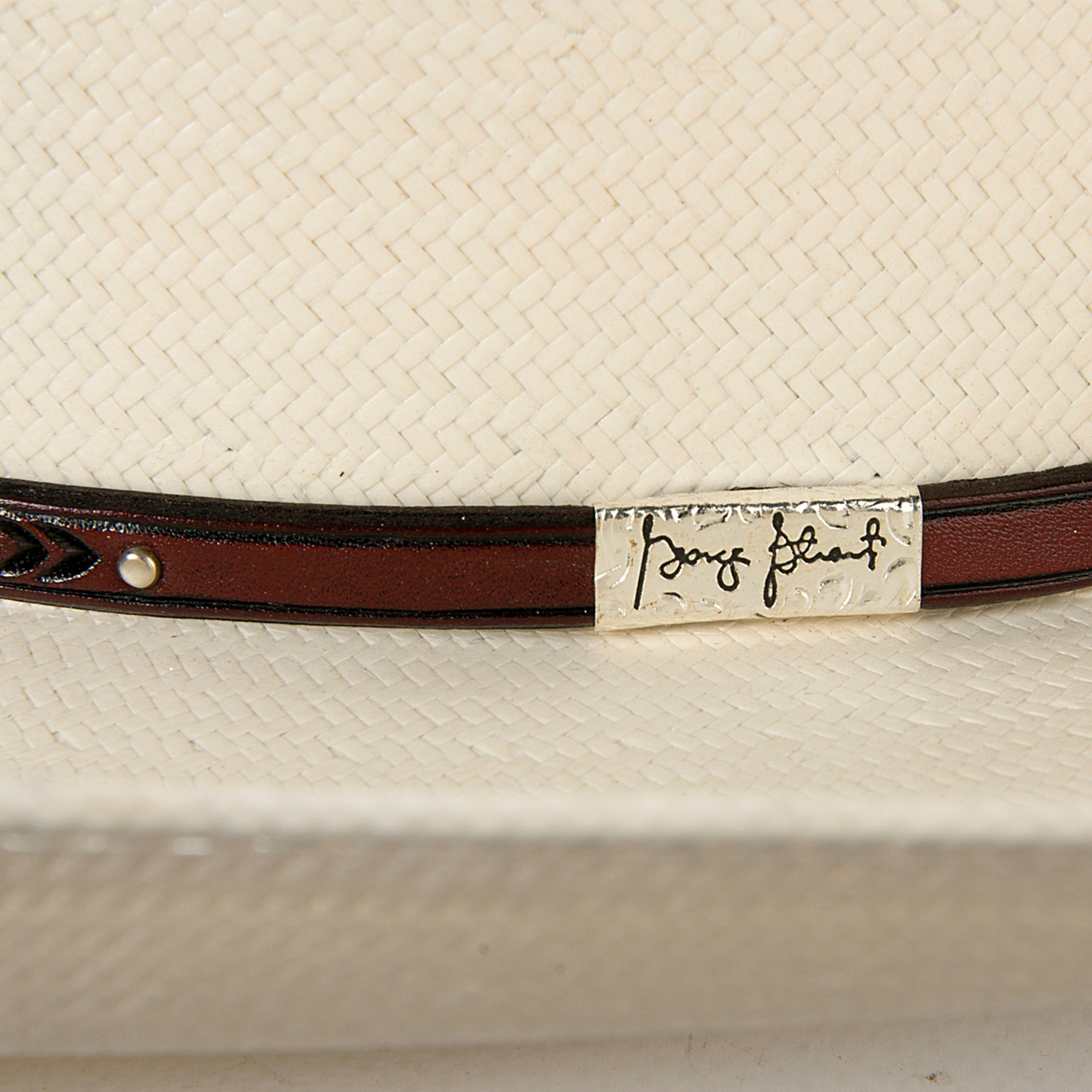 Resistol 8X George Strait Palo Duro Straw Cowboy Hat - Image 1