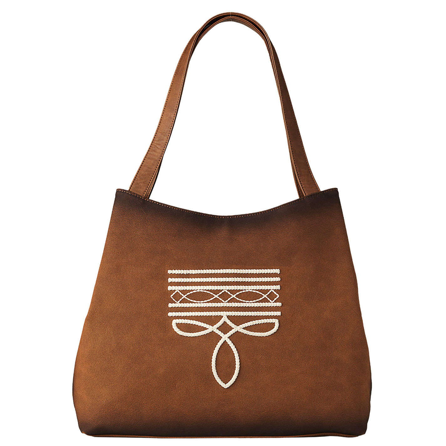 Angel Ranch Maeve Cinnamon & Boot Stitch Shoulder Bag - Image 1