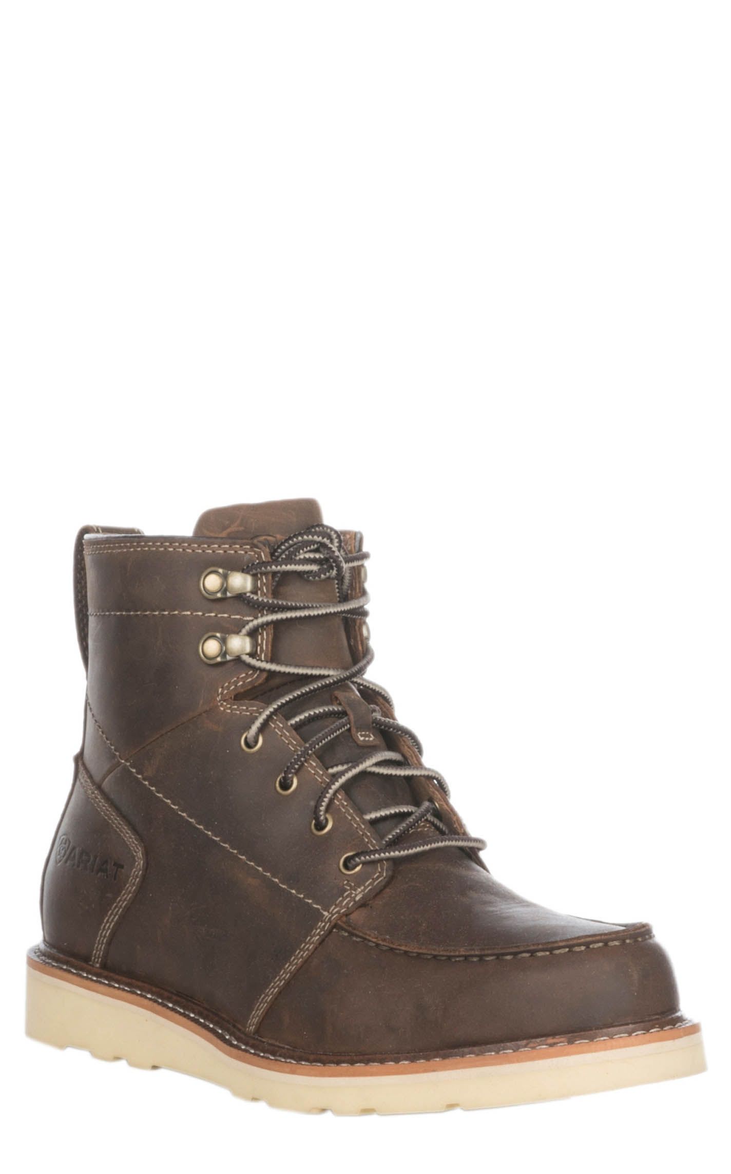 Ariat Men's Distressed Brown Recon Lace Boot - Image 1