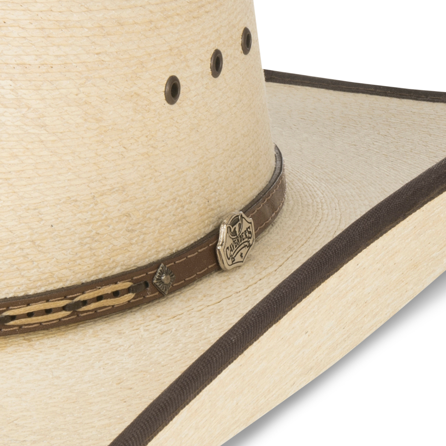 Cavender's Ranch Collection Ivory Palm Ponderosa Cowboy Hat - Image 1