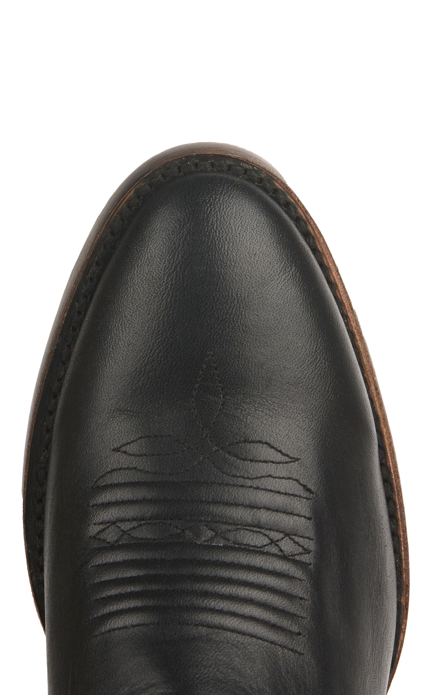 Ariat Women's Saylor Black with Gold Inlay StretchFit R-Toe Cowboy Boots - Image 1