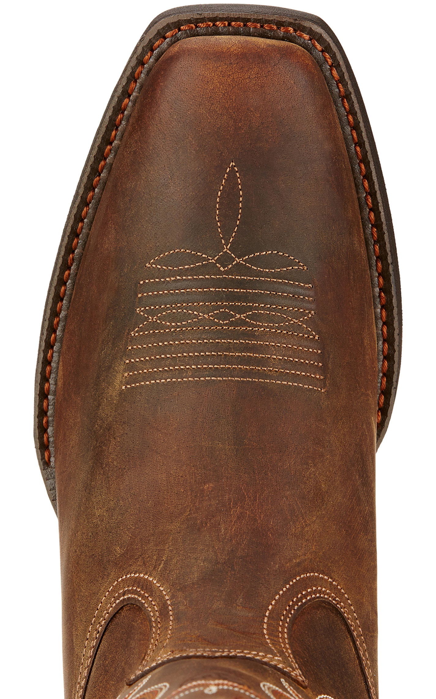 Ariat Men's Sport Powder Brown Punchy Toe Cowboy Boot - Image 1