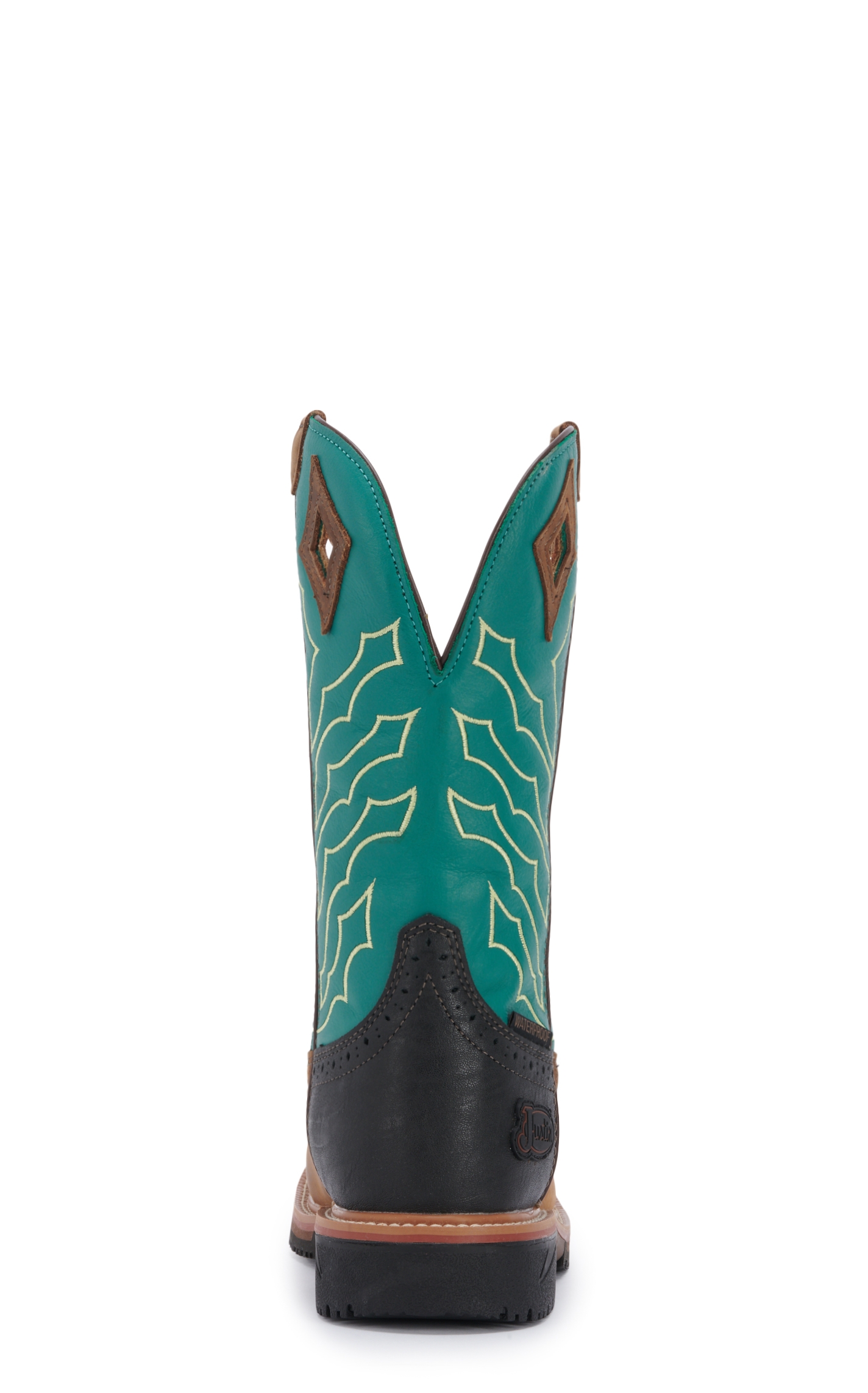 Justin Men's Hybrid Derrickman Waterproof Square Steel Toe Work Boots - Image 1