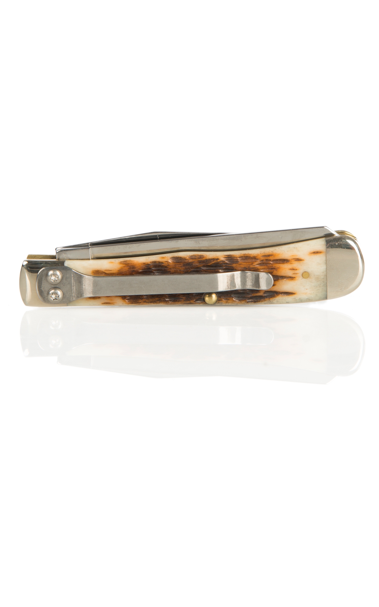 Case Knives Amber Bone CV TrapperLock - Image 1