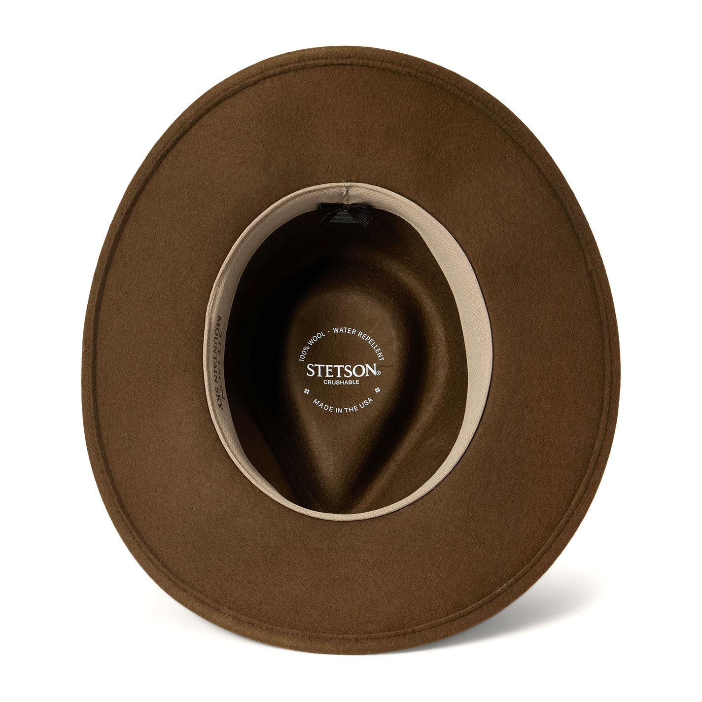 Stetson Mountain Sky Acorn Crushable Tycoon Wool Cowboy Hat - Image 1