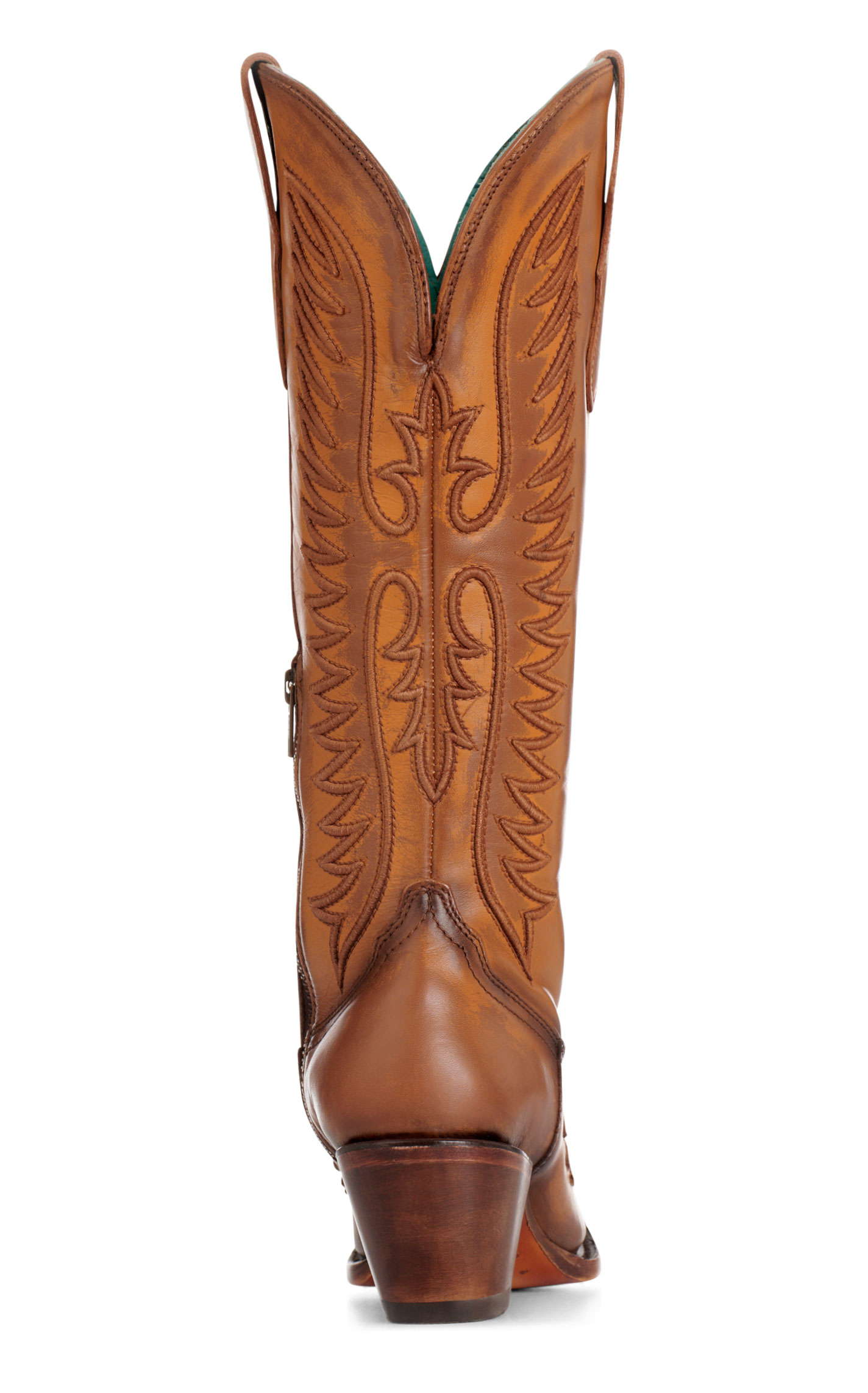 Corral Women's Tan Stitched J Toe Cowboy Boots - Image 1