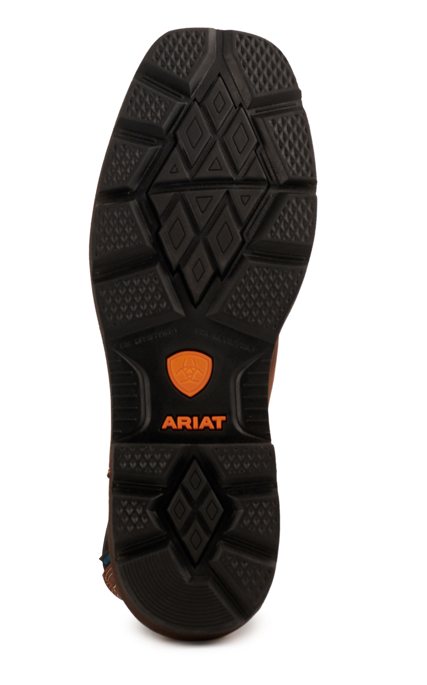 Ariat Men's Groundbreaker Dark Brown Waterproof Wide Square Toe Chelsea Work Boot - Image 1