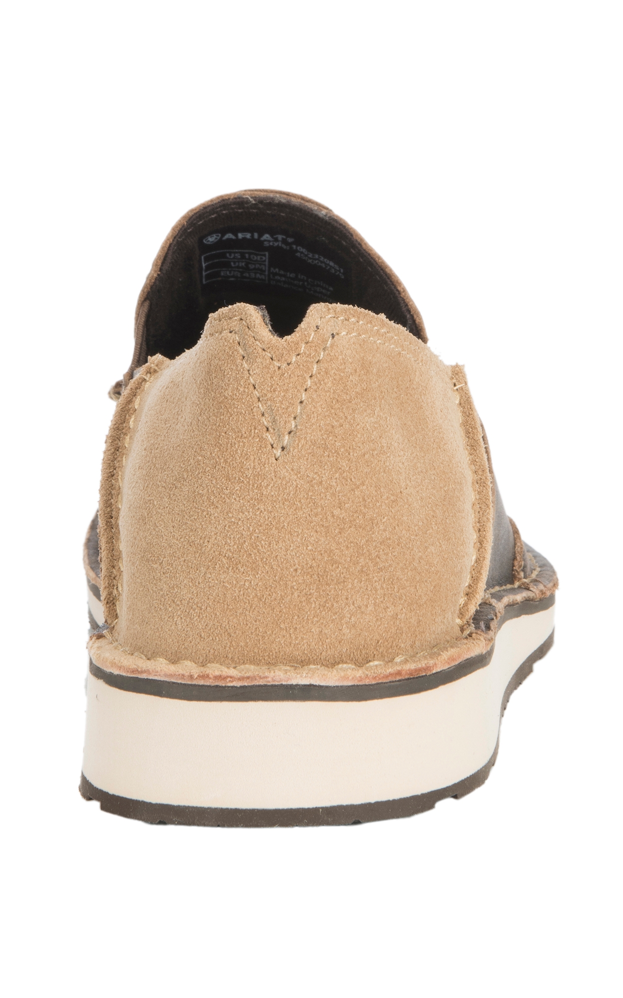 Ariat Men's Cruiser Vintage Bomber Brown Moc Toe Casual Shoe - Image 1