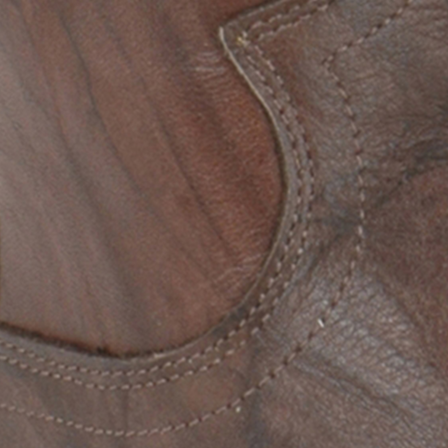 Justin Men's Dark Brown Marbled Deerlite Premium Leather Roper Boots - Image 1
