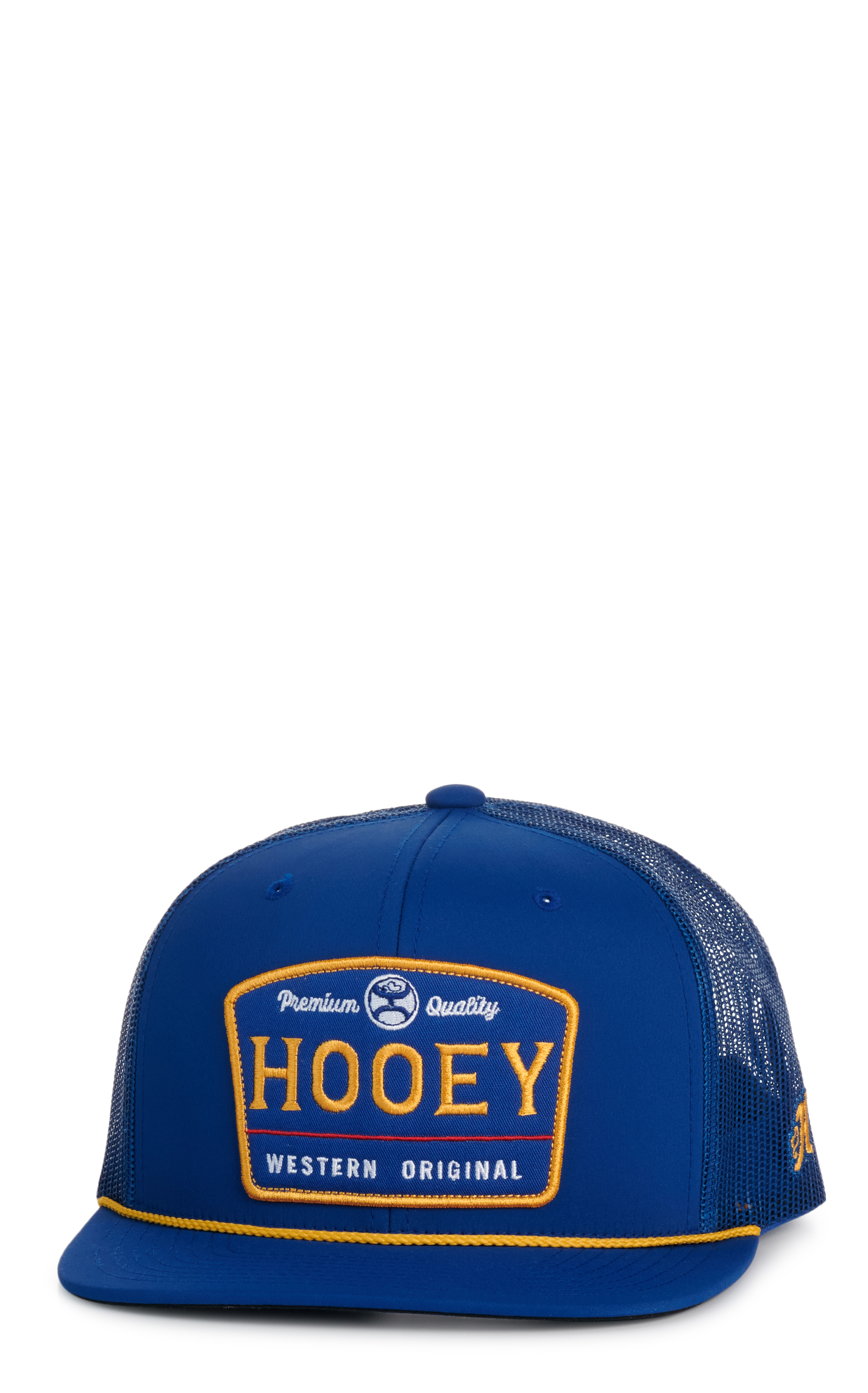 Hooey Men's Blue & Yellow Trip Logo Patch Cap - Image 1